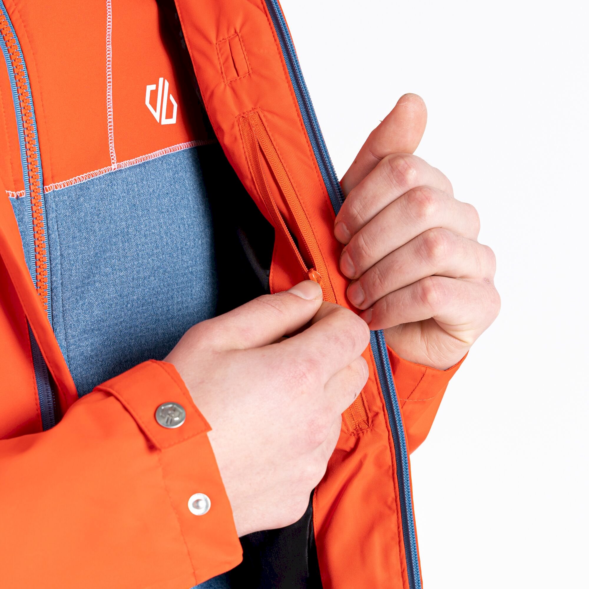 Dare 2b - Men's Stay Ready Recycled Waterproof Jacket | Burnt Salmon