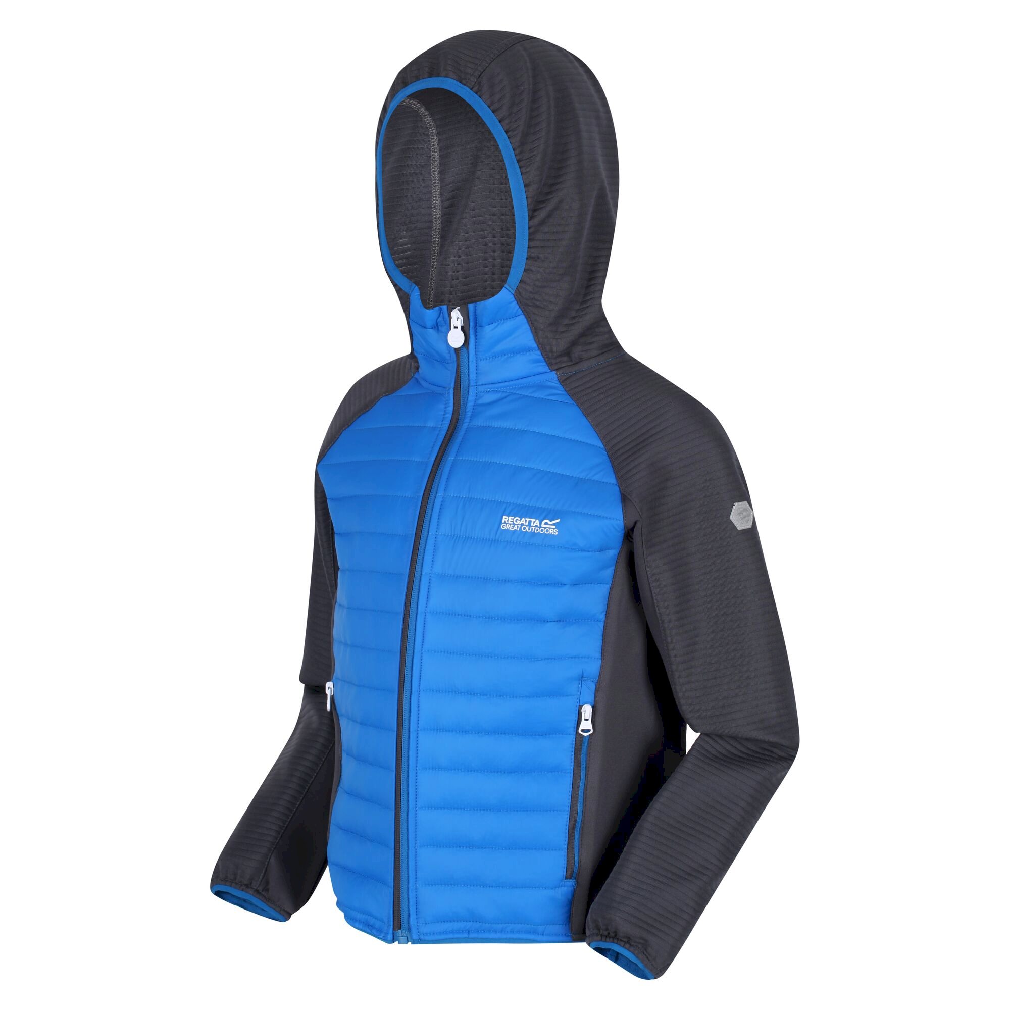 Kids' Kielder V Hybrid Insulated Jacket | Imperial Blue India Grey