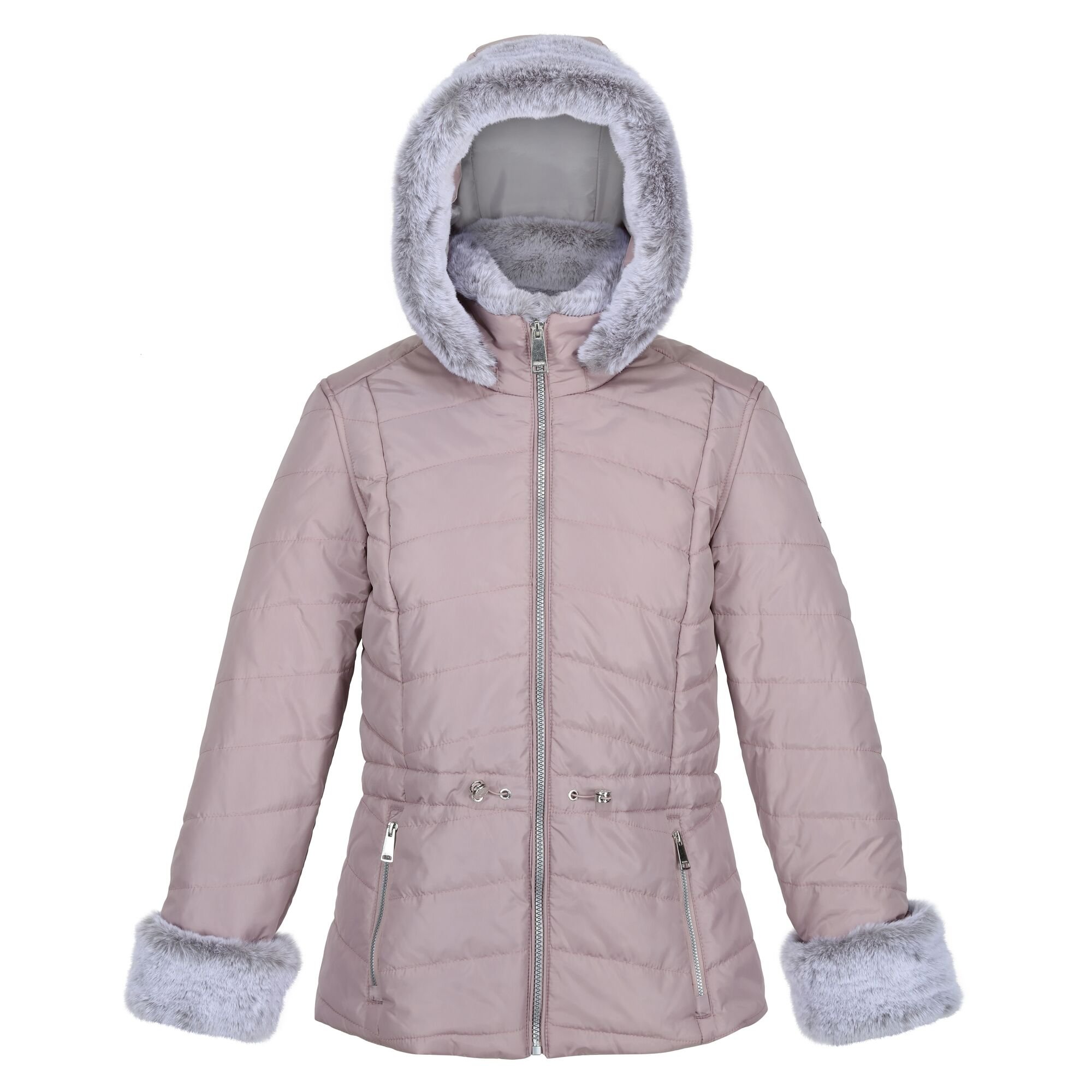 Women's Willabella Fur Detail Jacket | Lilac Chalk