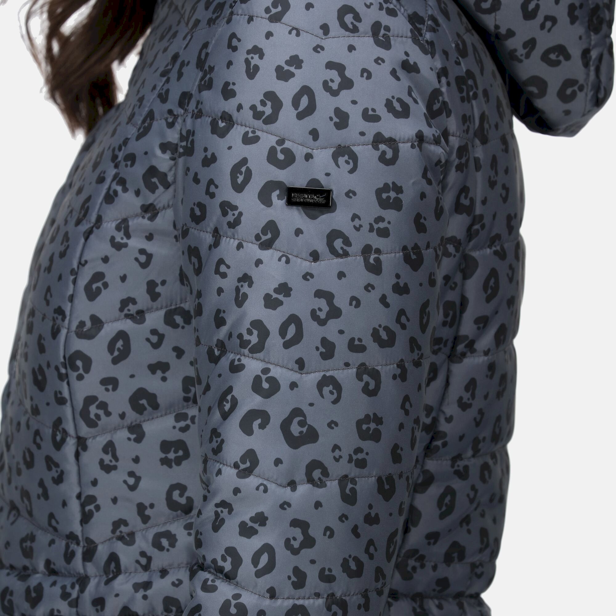 Women's Willabella Fur Detail Jacket | Black Animal