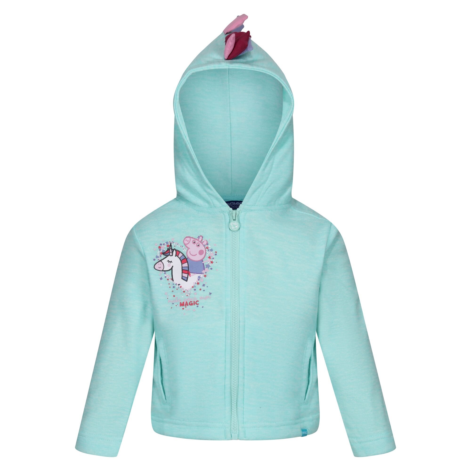 Peppa Pig Full Zip Fleece | Aruba Blue Marl