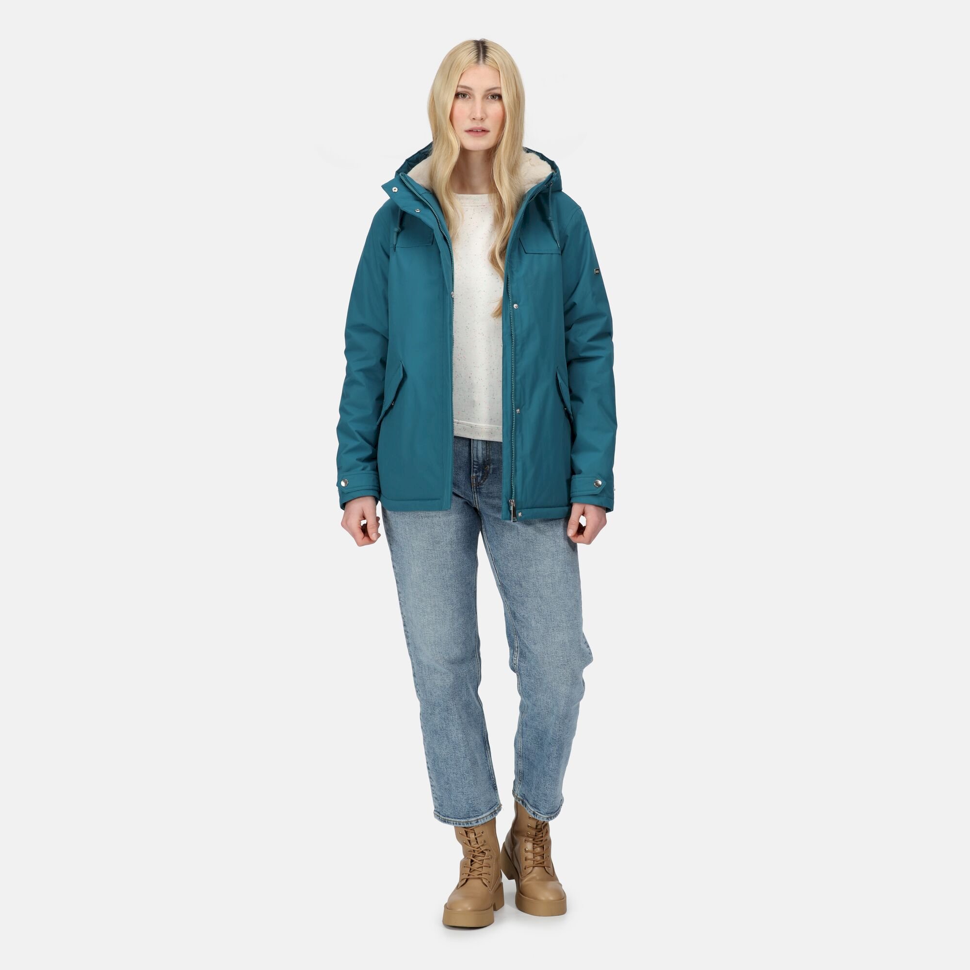 Women's Bria Fur Lined Waterproof Jacket | Dragonfly
