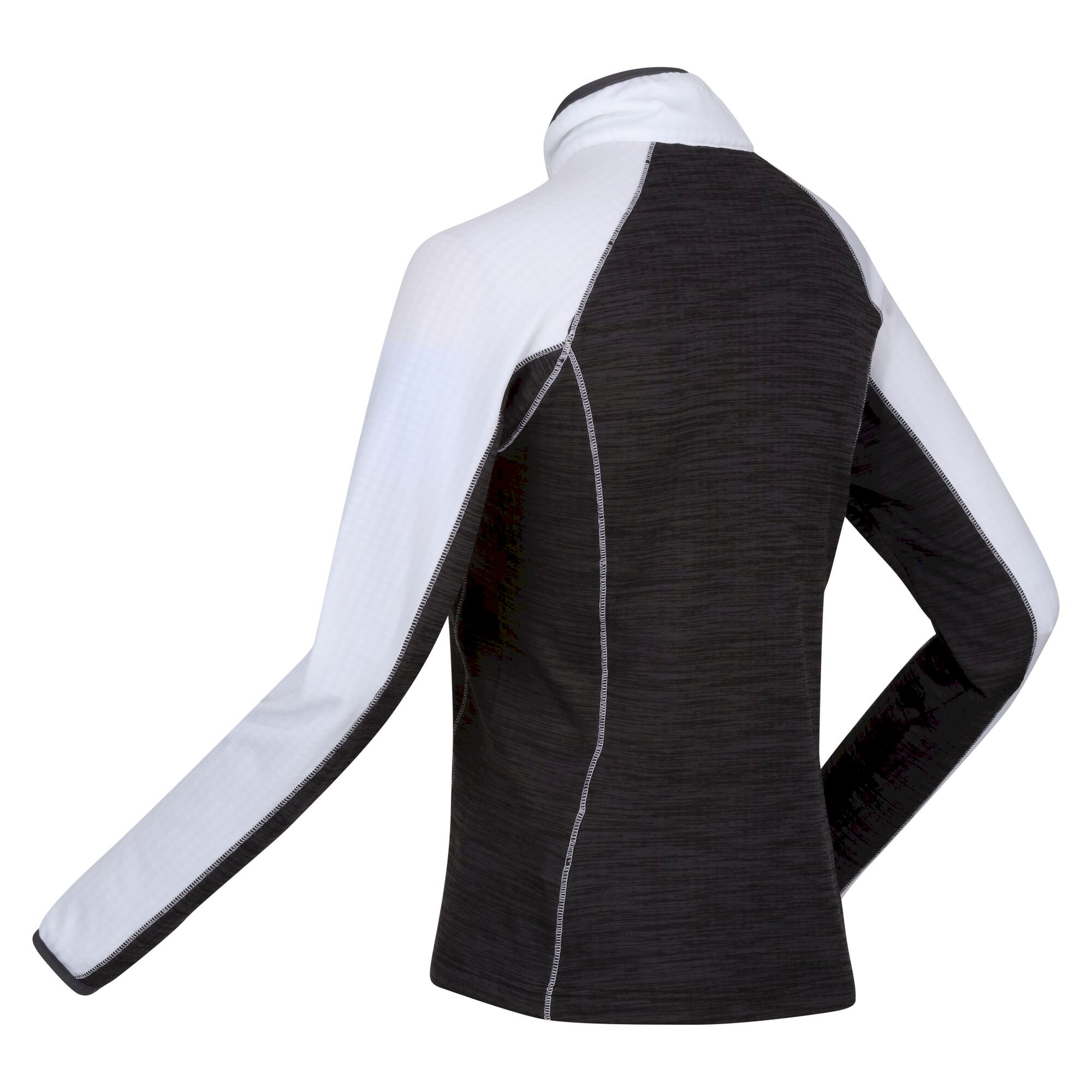 Women's Hepley Lightweight Half Zip Fleece | White Seal Grey Marl