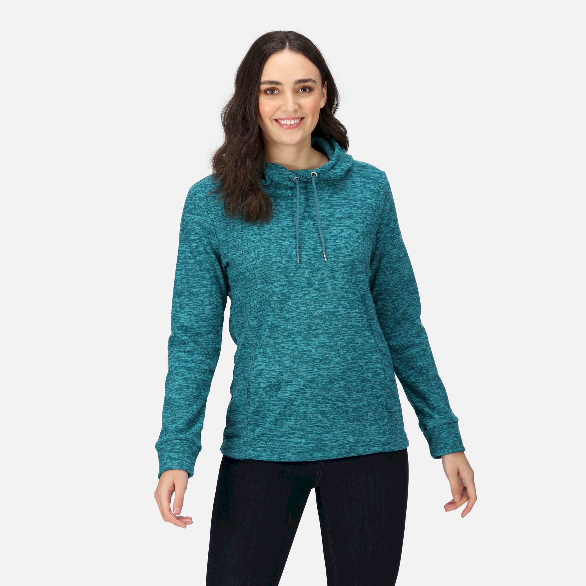 Women's Kizmit II Hooded Marl Fleece | Dragonfly Marl