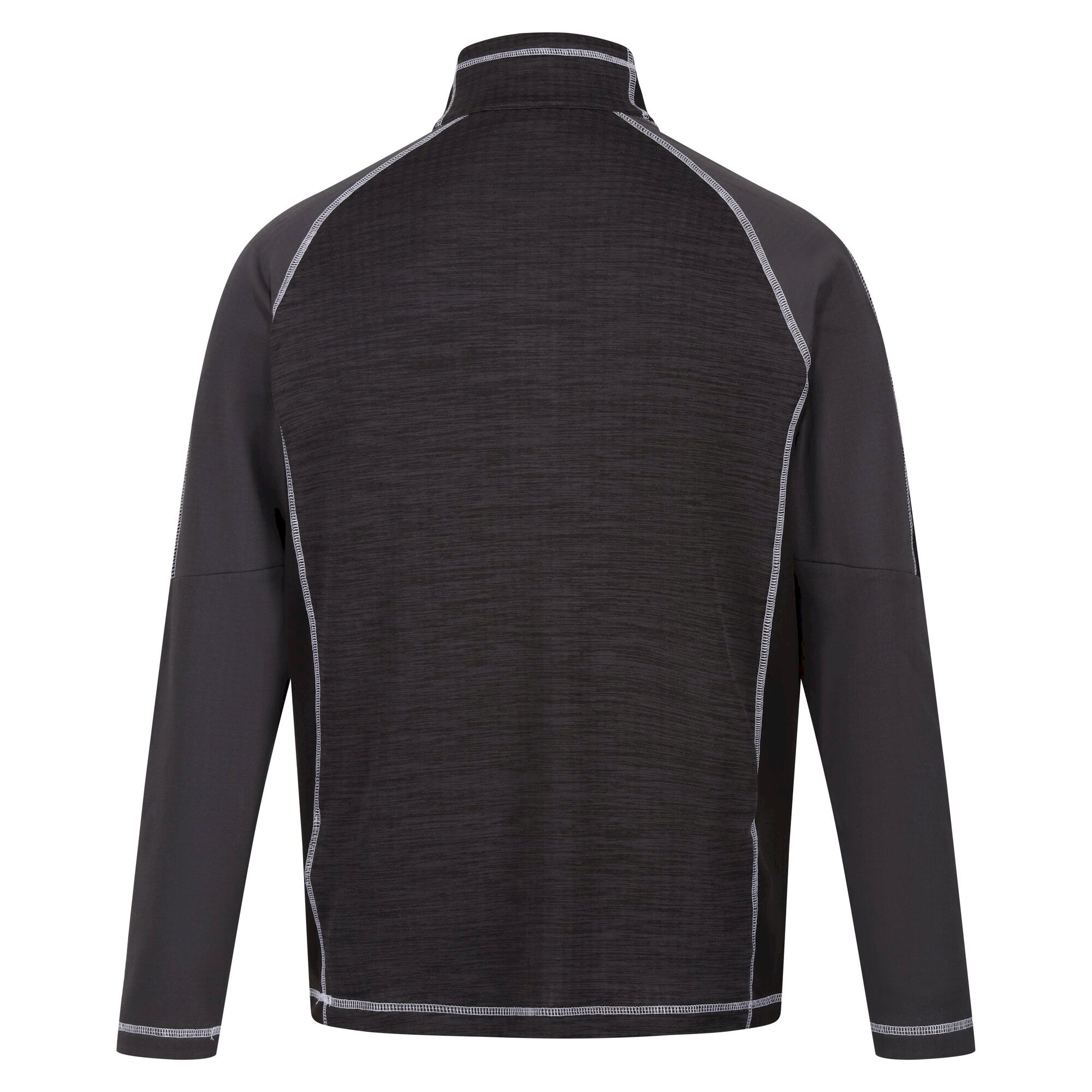 Men's Hepley Half Zip Lightweight Fleece | Ash Dark Grey Black