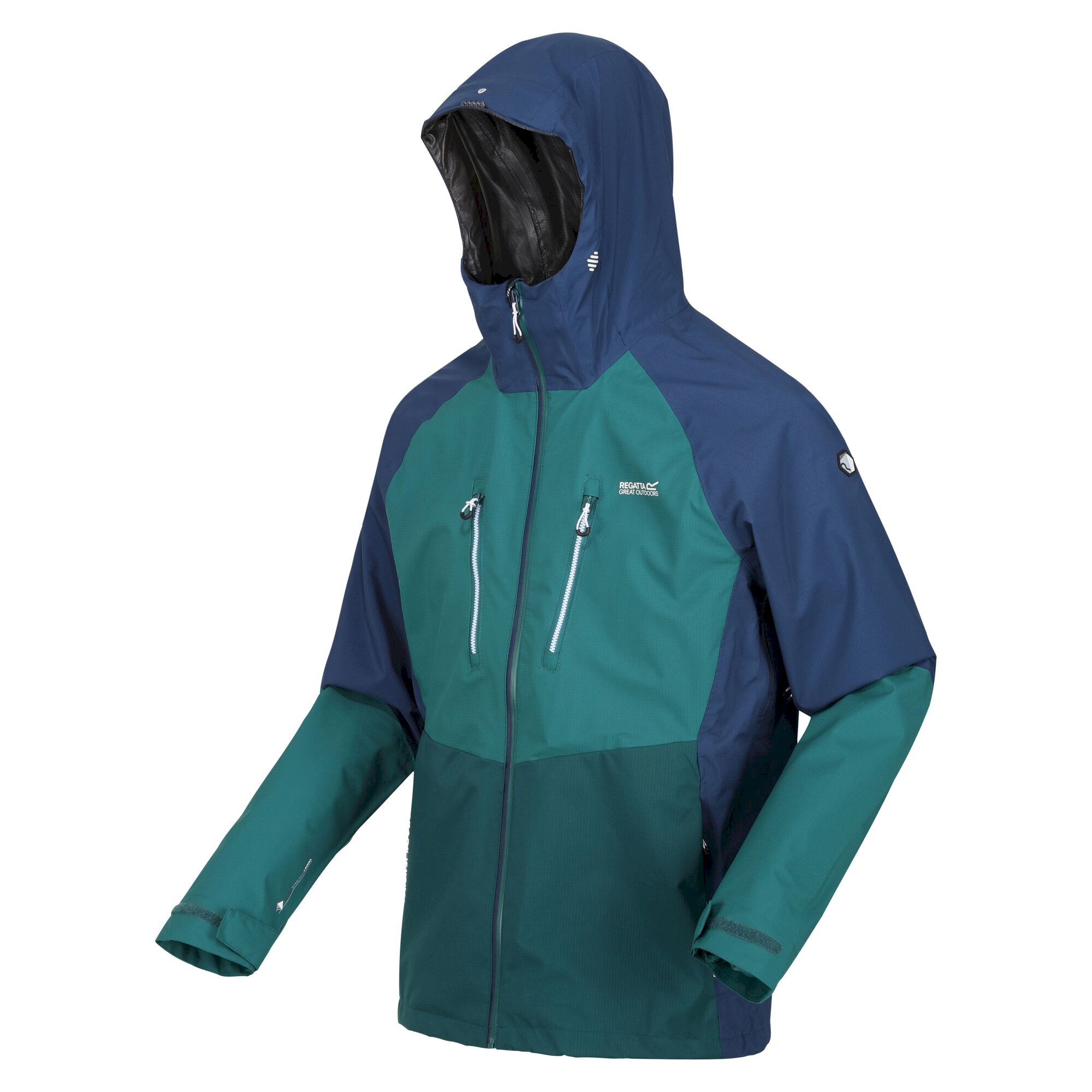 Men's Sacramento VIII Waterproof Jacket | Admiral Blue Pacific Green
