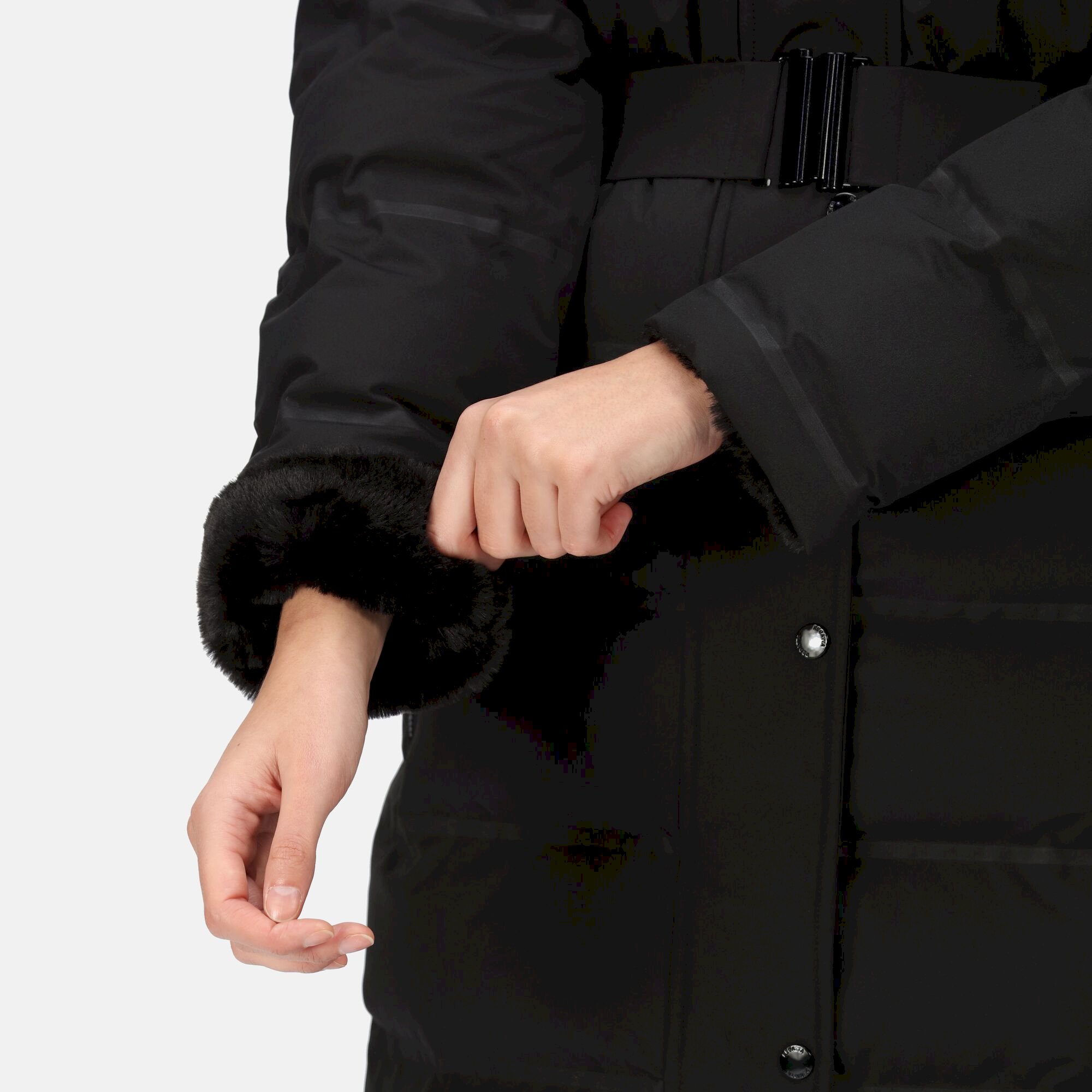 Giovanna Fletcher Collection - Daleyza Thermal Parka Jacket | Black