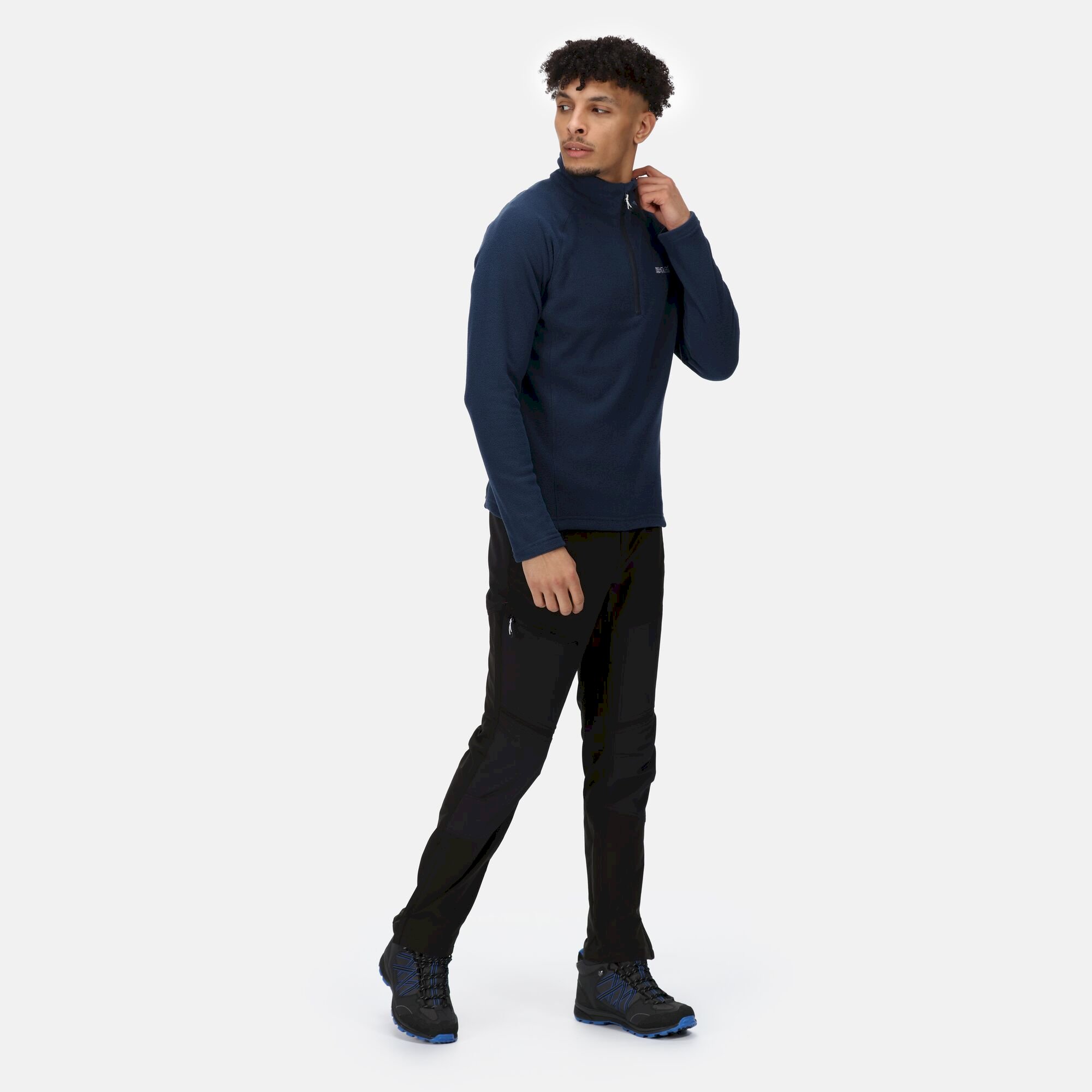 Men's Kenger Half Zip Midweight Fleece | Admiral Blue