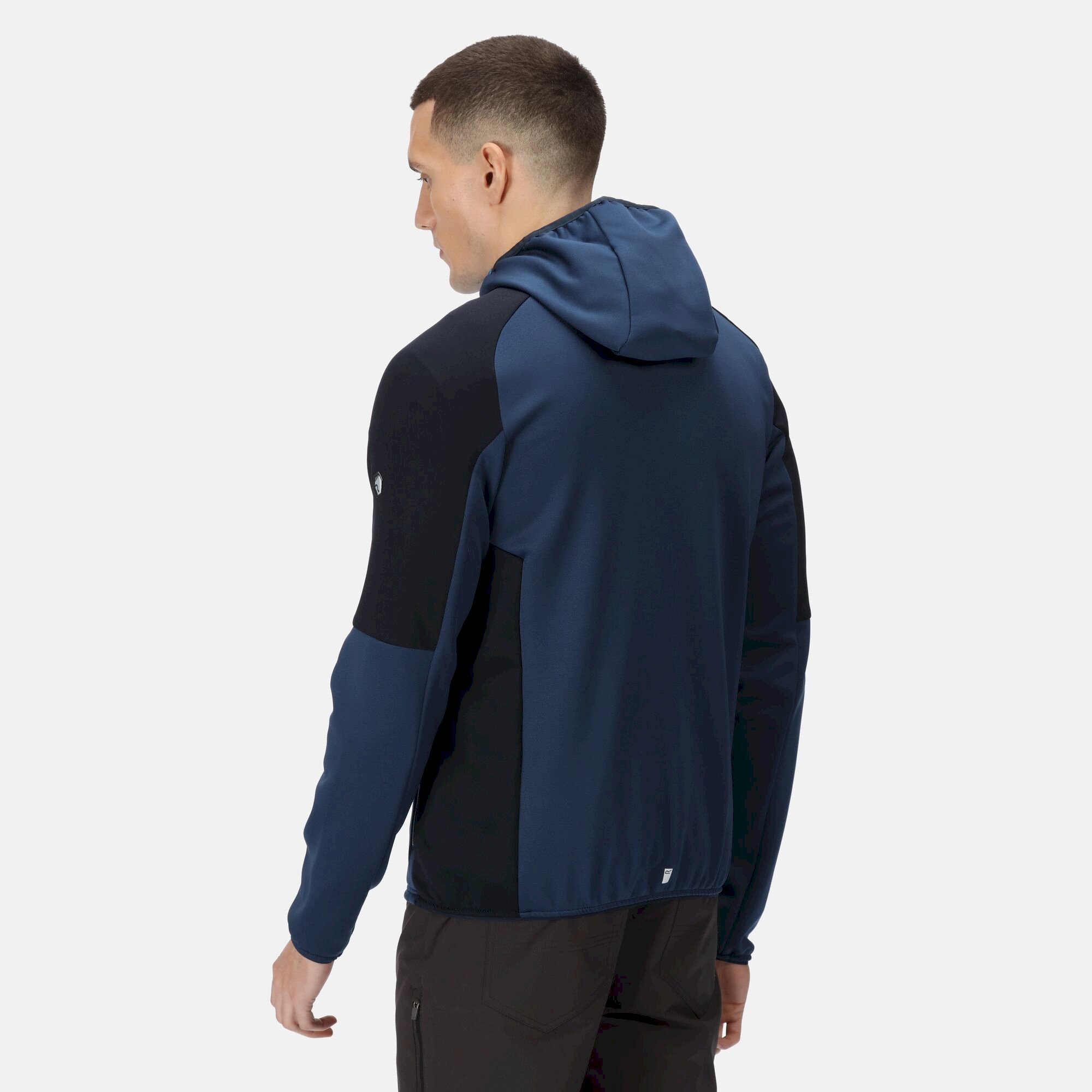 Men's Attare Softshell Hooded Jacket | Admiral Blue Skydiver