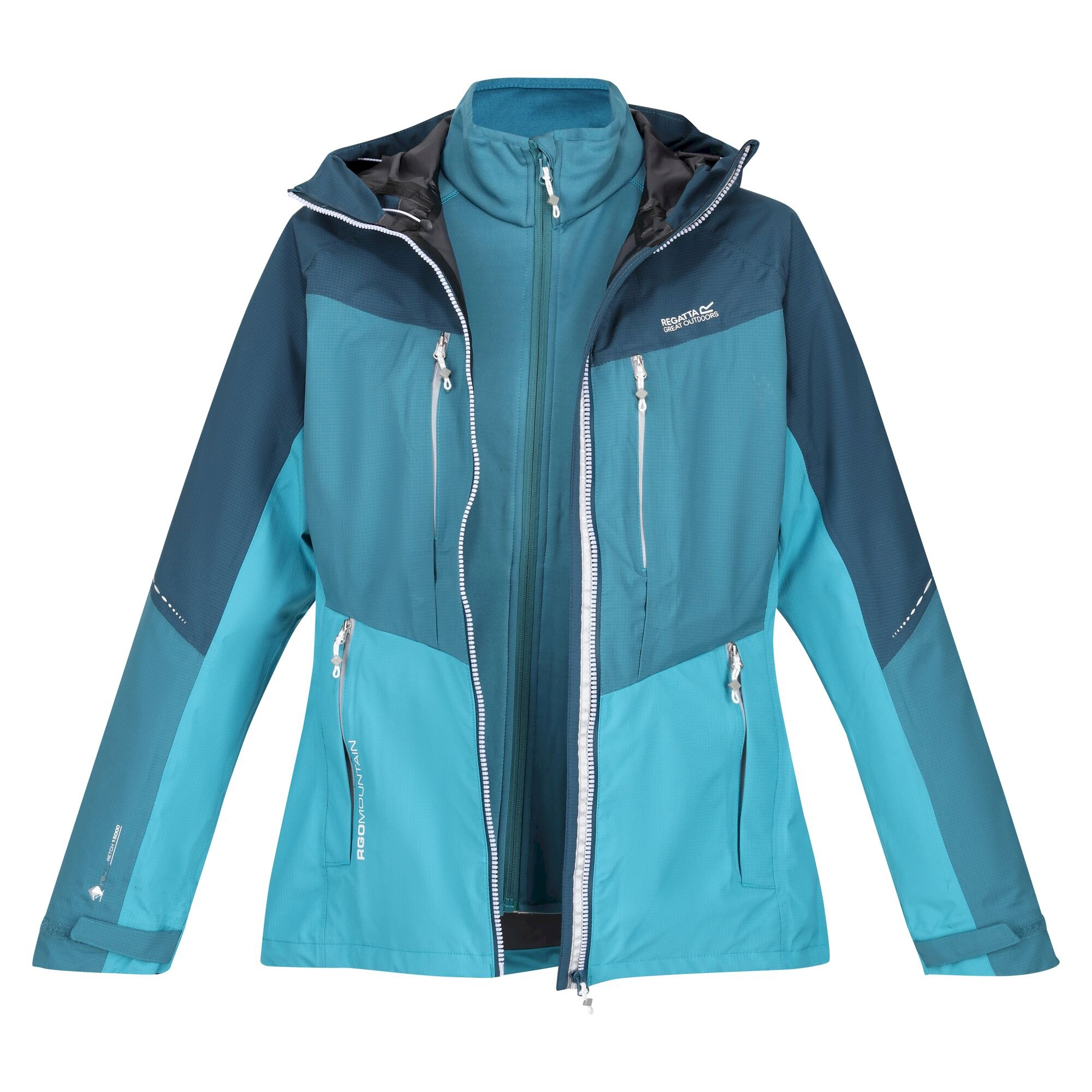 Women's Carletta VII 3-In-1 Waterproof Jacket | Reflecting Lake Dragonfly