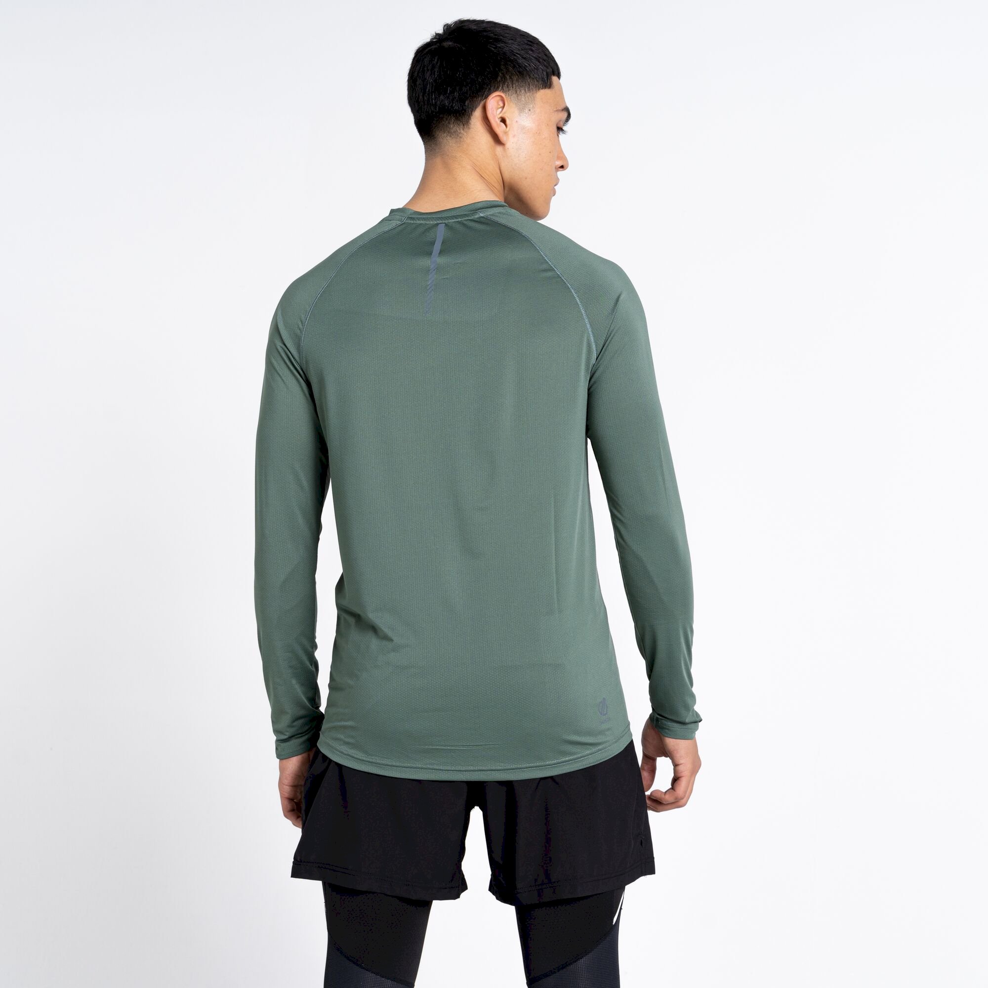 Dare 2b - Men's Righteous II Recycled Long Sleeved Tee | Duck Green