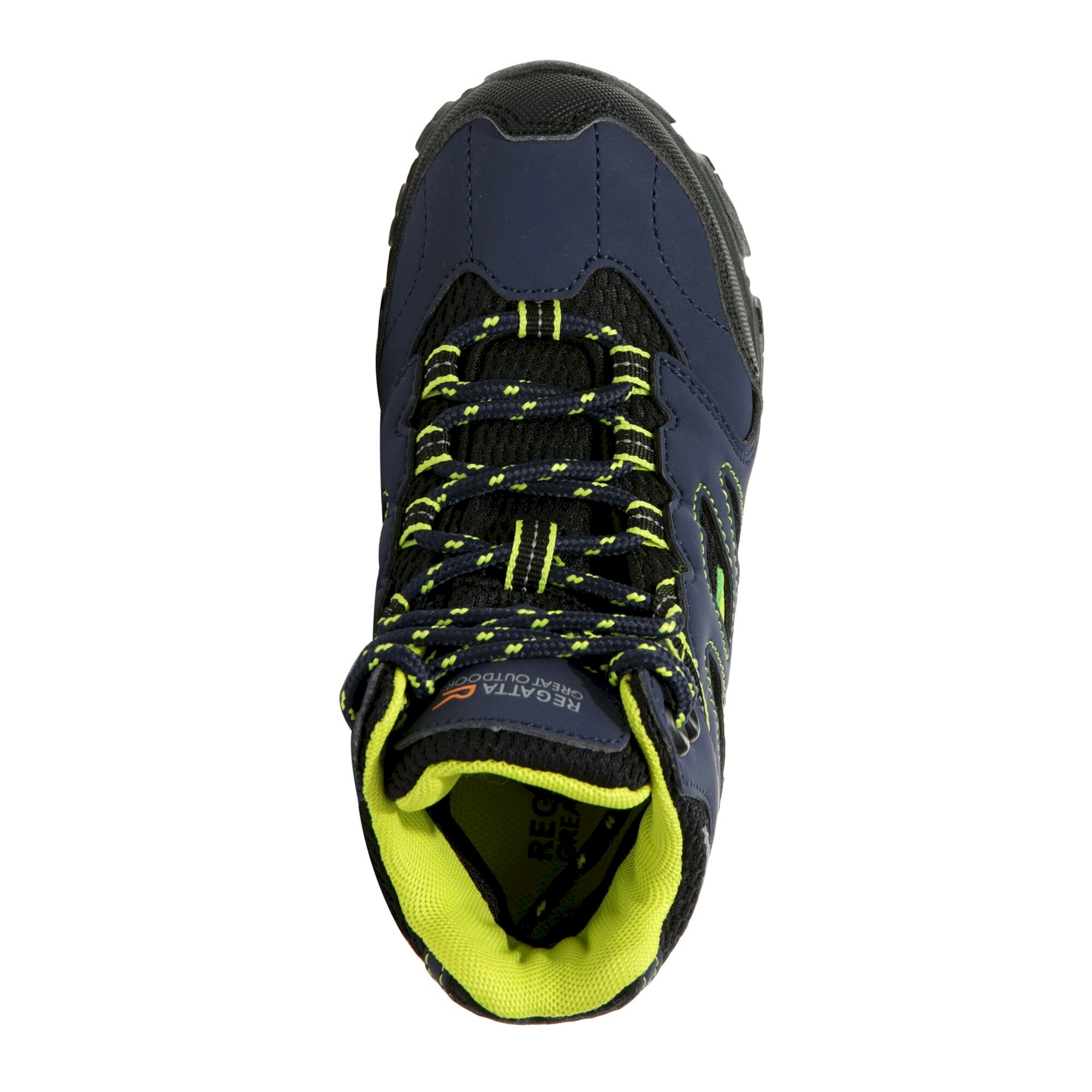 Kids' Holcombe Waterproof Mid Walking Boots | Navy Lime Punch