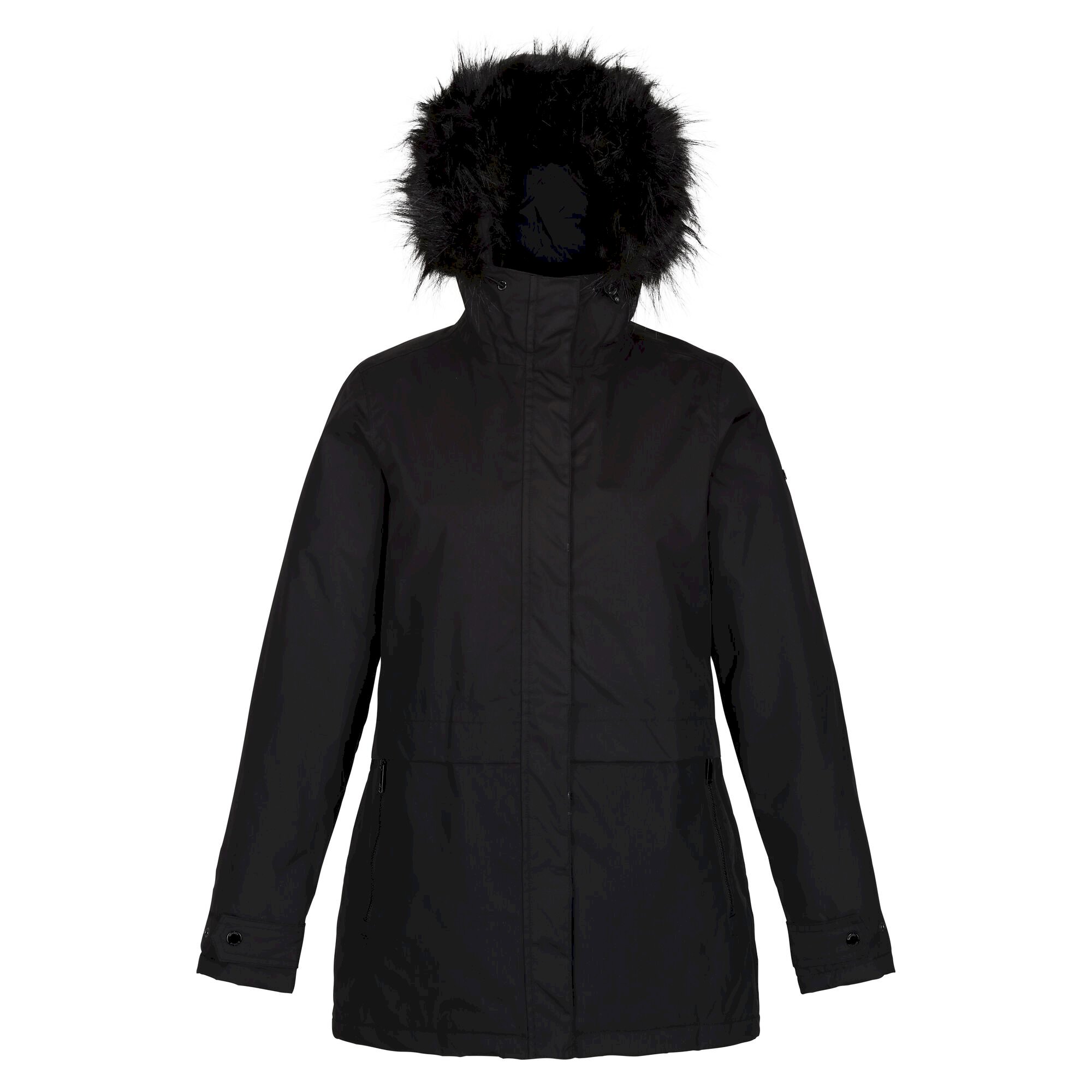 Women's Myla II Fur Trim Parka Jacket | Black