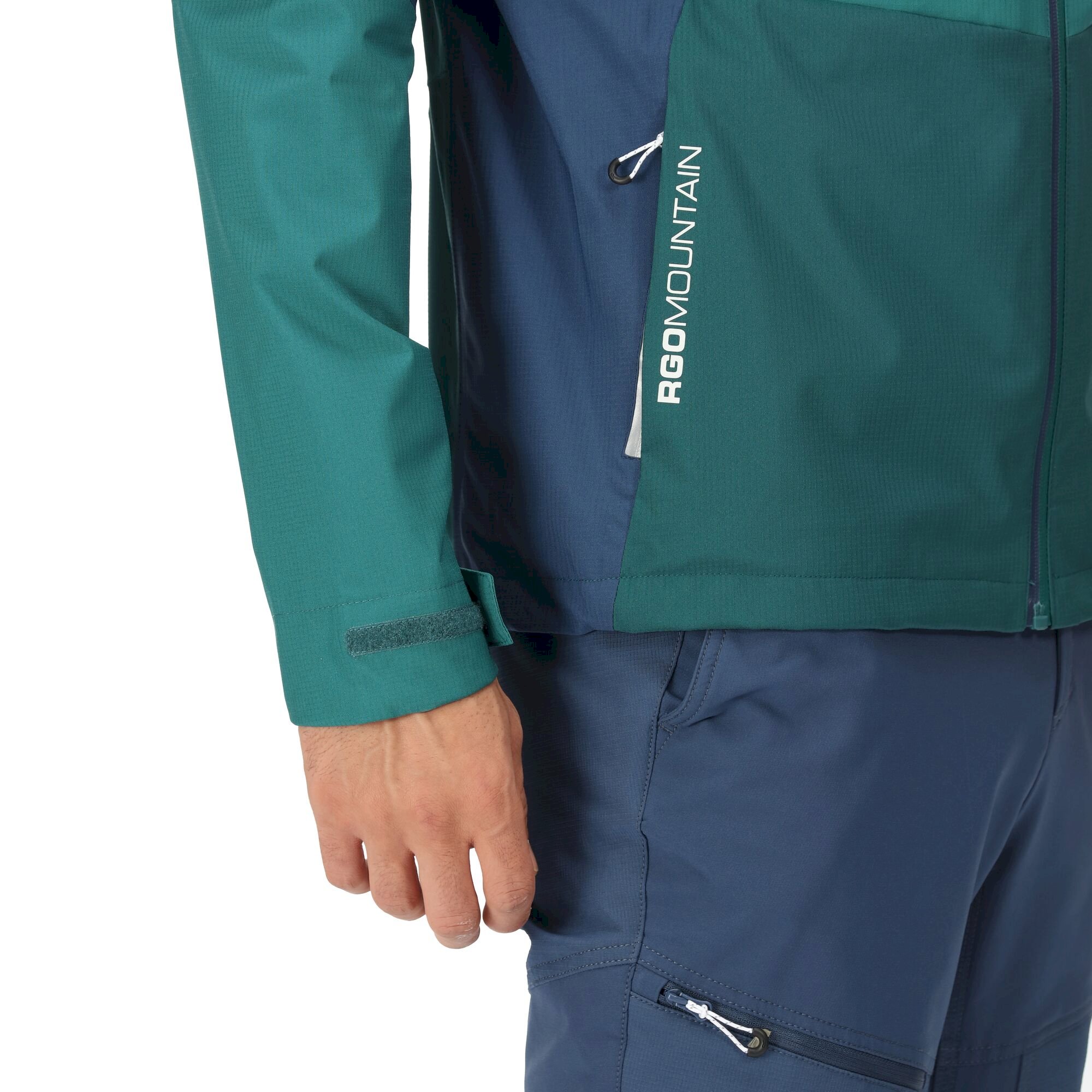Men's Sacramento VIII Waterproof Jacket | Admiral Blue Pacific Green