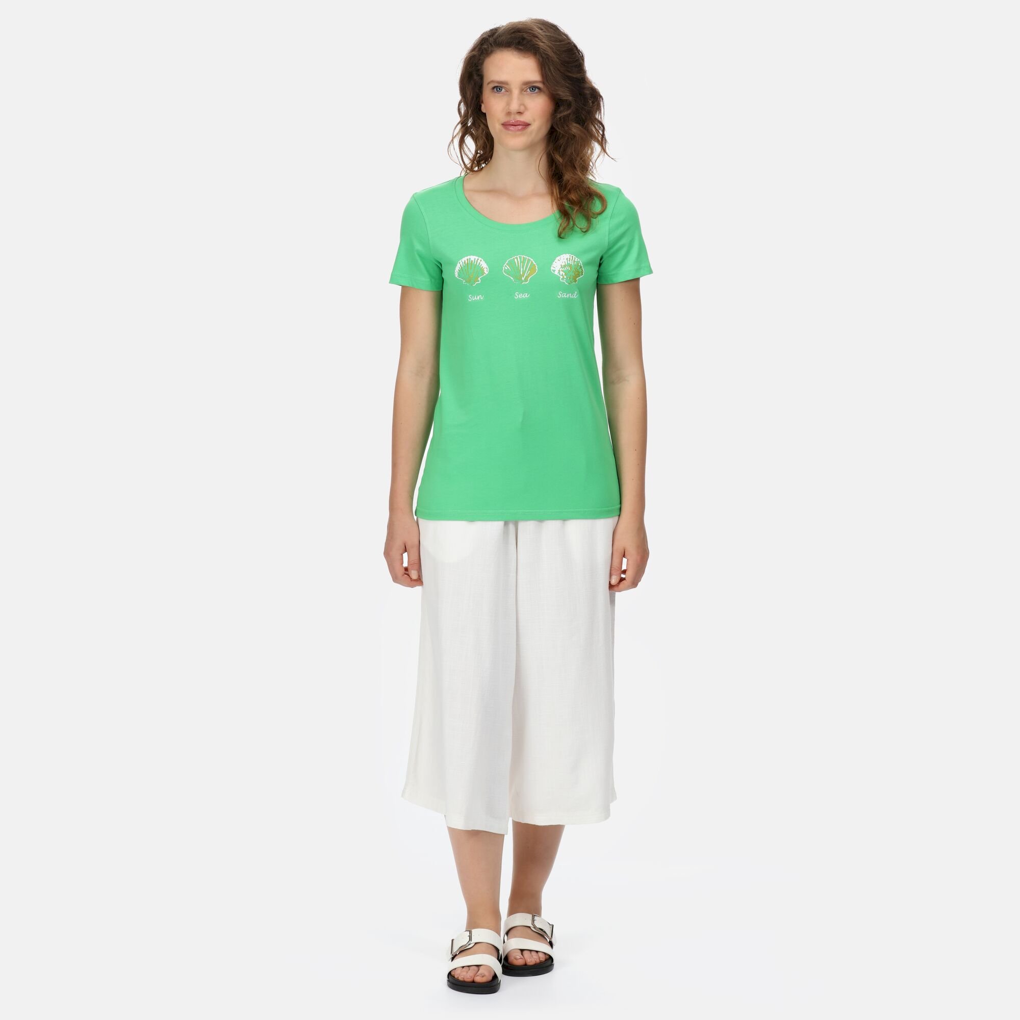 Women's Filandra VI Print T-Shirt | Vibrant Green