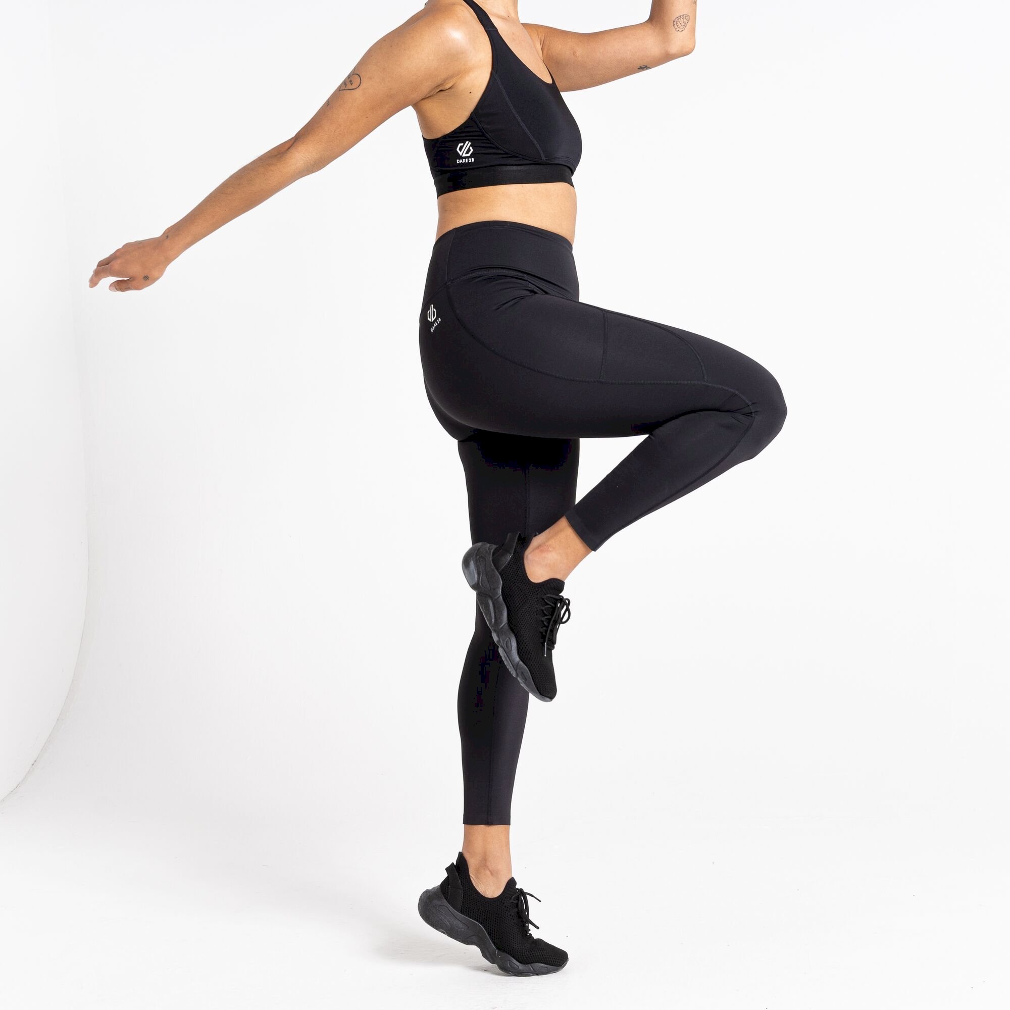 Dare 2b - Women's Power High-Waisted Leggings | Black