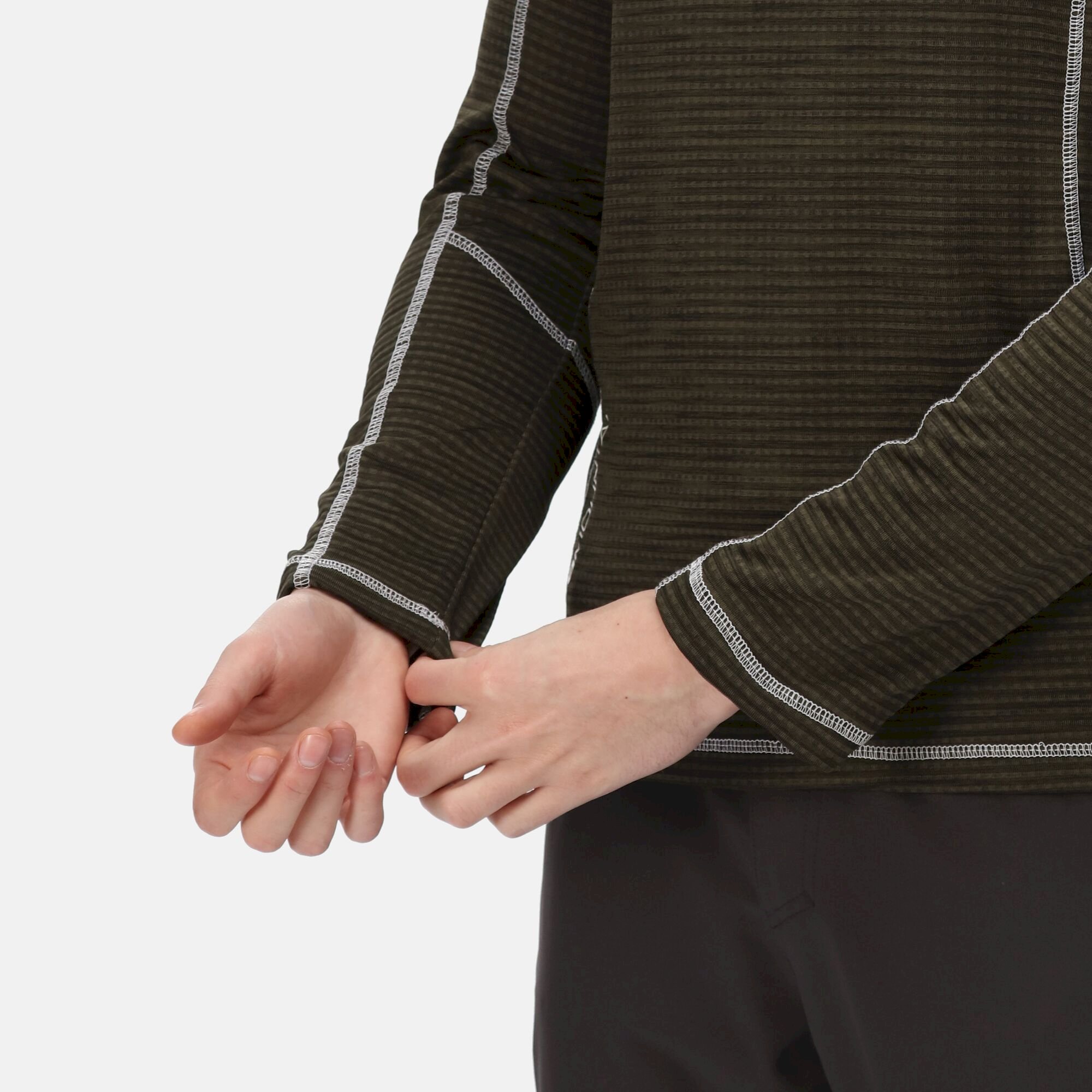 Men's Yonder Half Zip Top | Dark Khaki