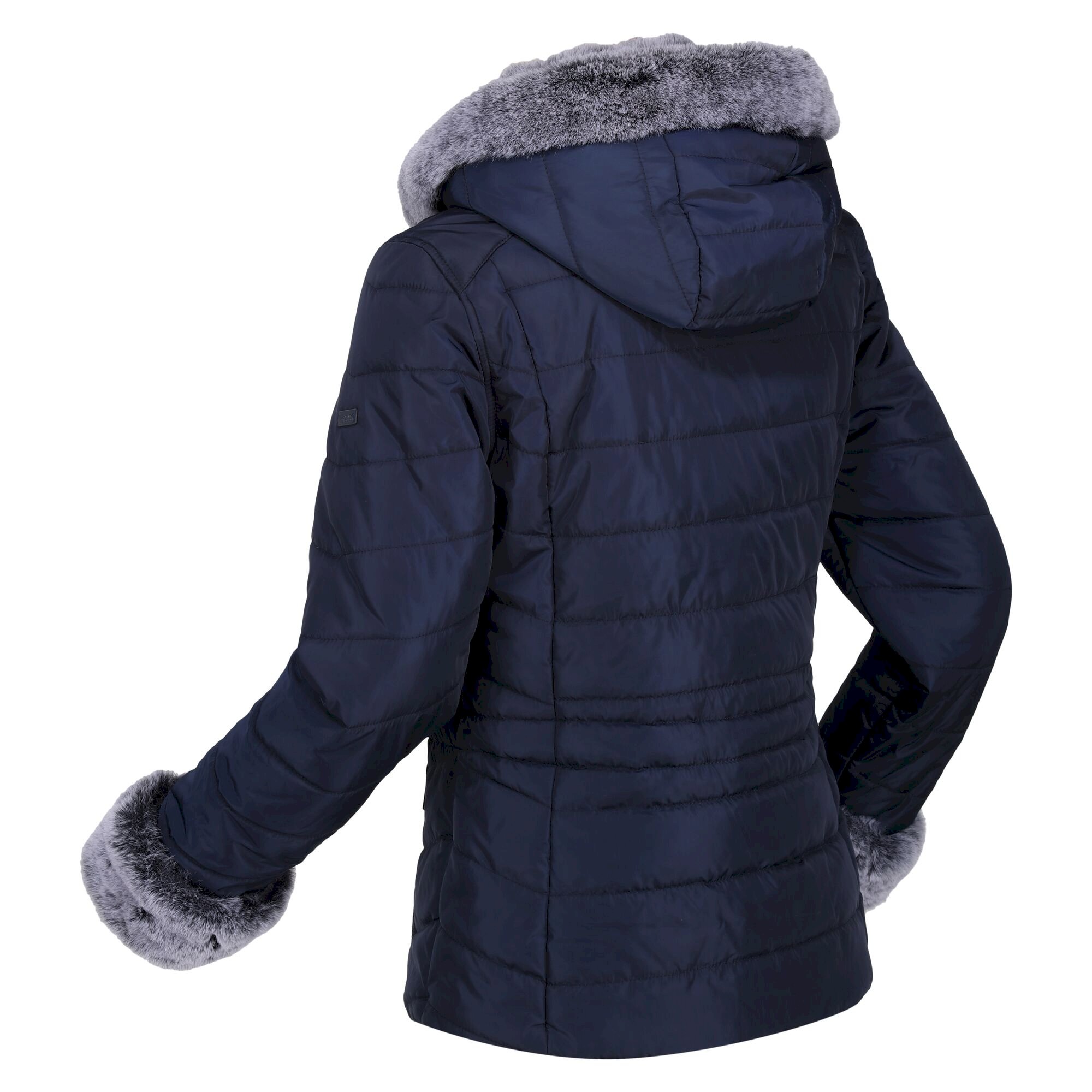 Women's Willabella Fur Detail Jacket | Navy