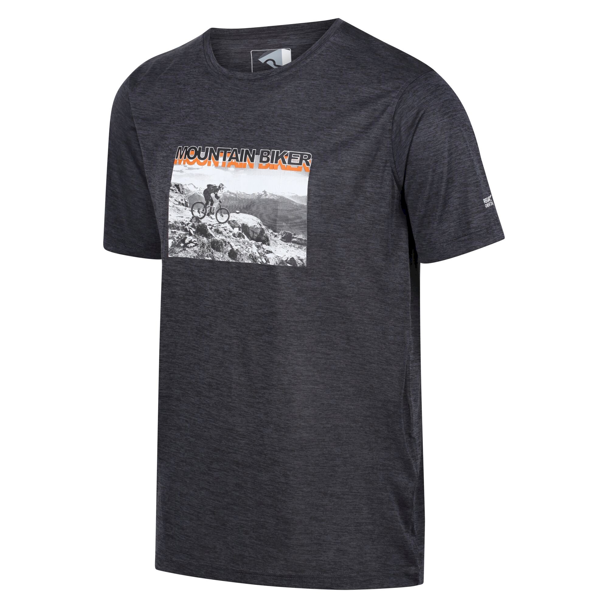 Men's Fingal Slogan Print T-Shirt | India Grey