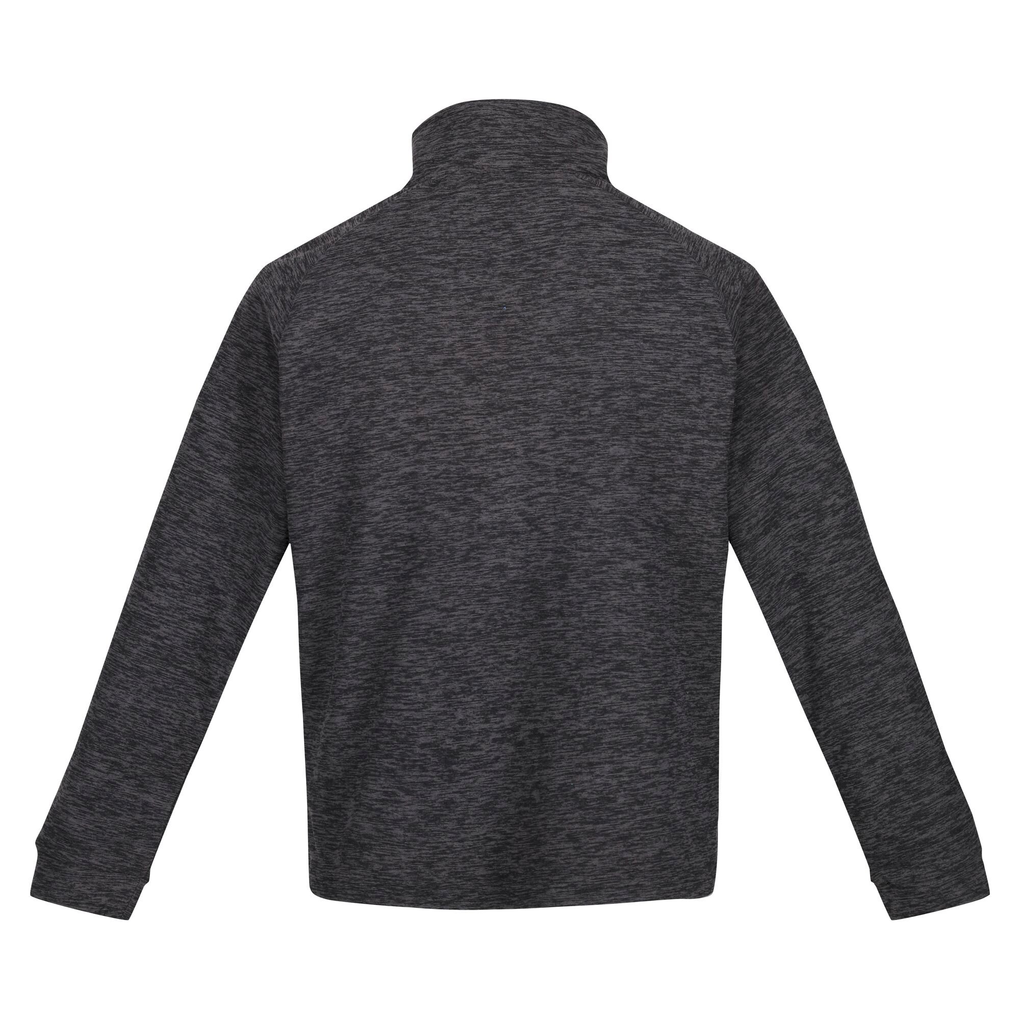 Men's Eithan Quarter Zip Fleece | Black Dark Grey Marl