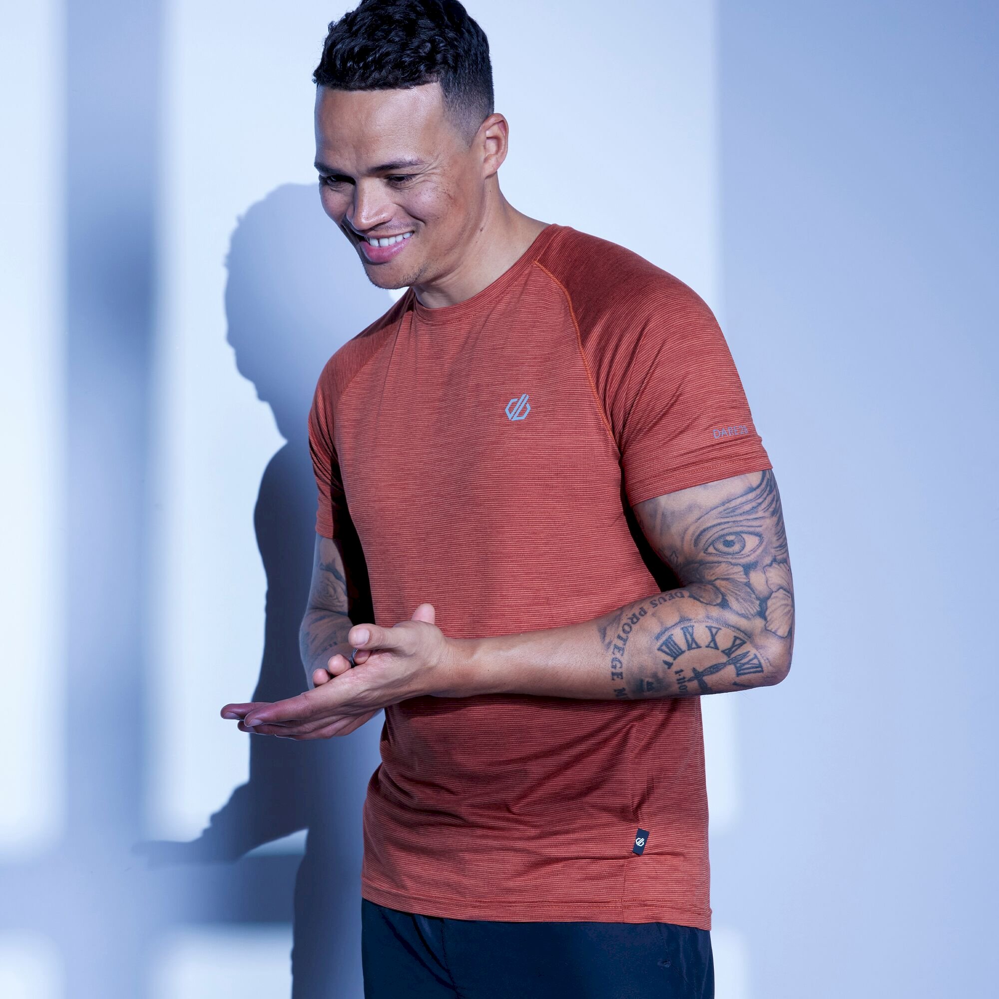 Dare 2b - Men's Persist T-Shirt | Burnt Brick Marl