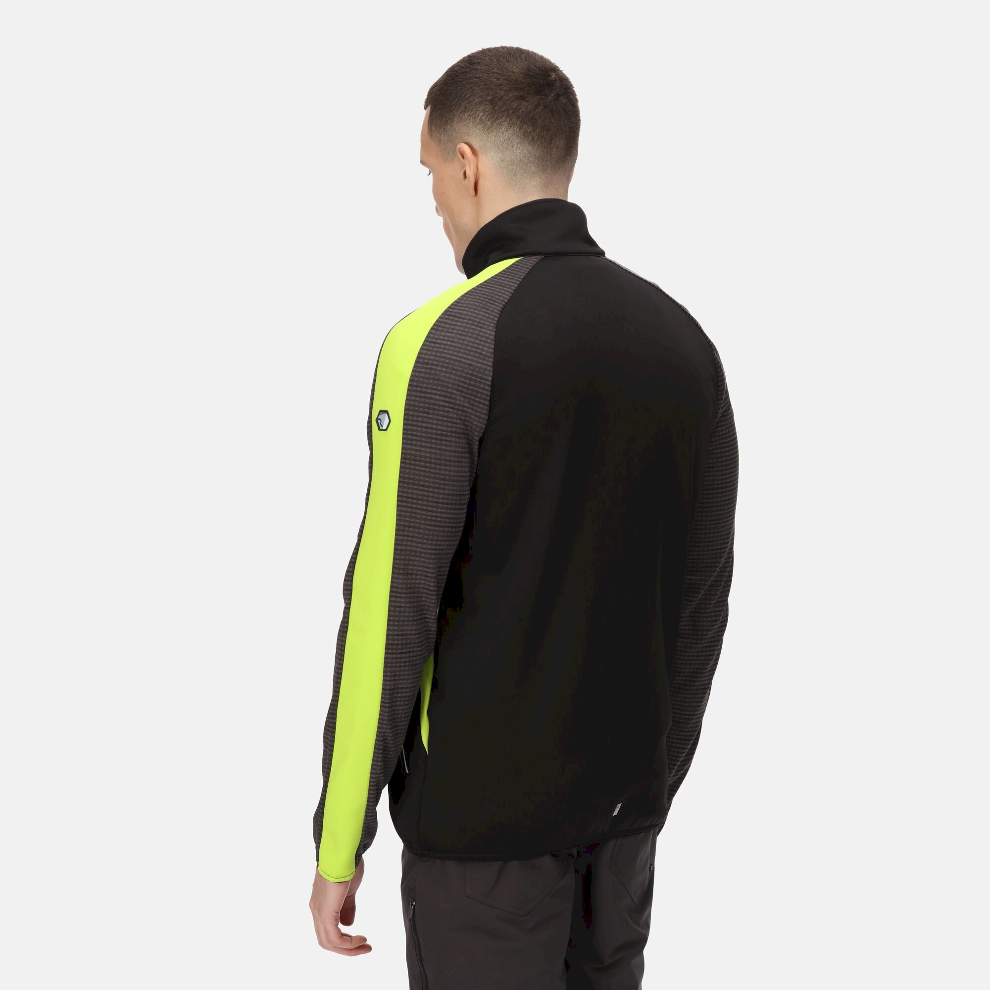 Men's Yare VI Softshell Jacket | Black Bright Kiwi