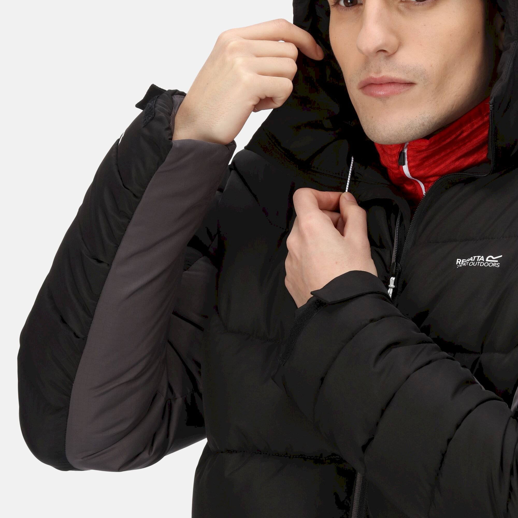 Men's Nevado VI Puffer Jacket | Black Dark Grey