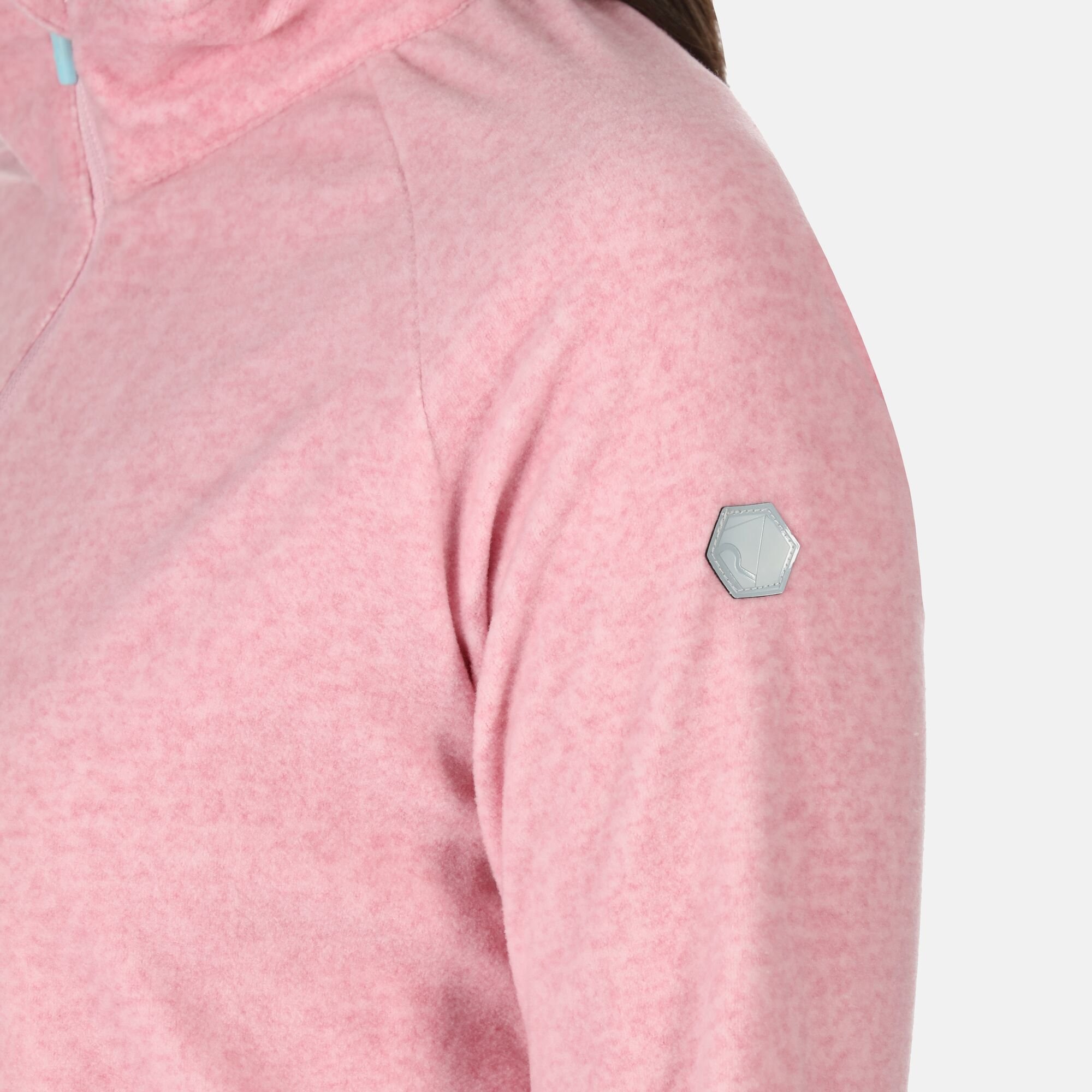 Women's Pimlo Half Zip Velour Fleece | Fragrant Lilac