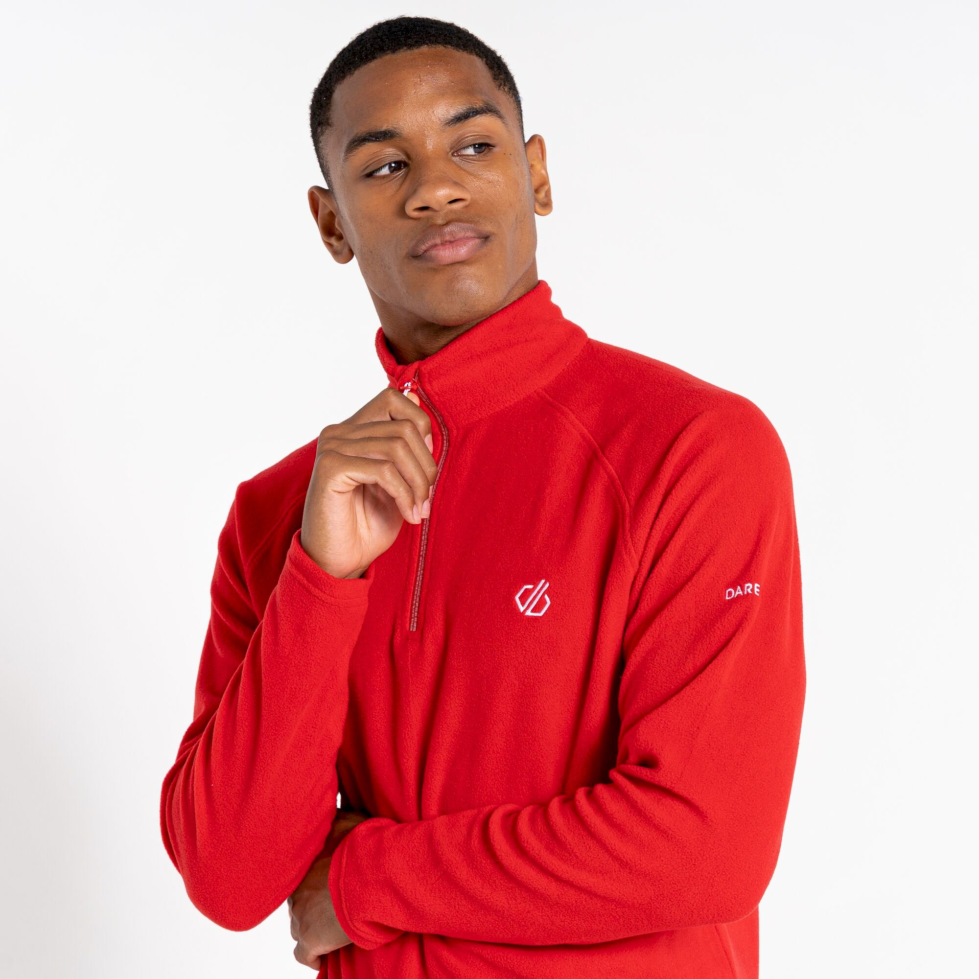 Dare 2b - Men's Freethink II Half Zip Fleece | Danger Red