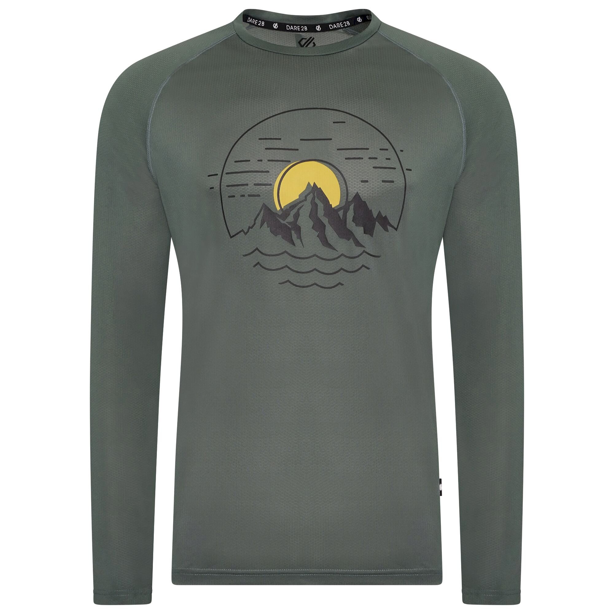 Dare 2b - Men's Righteous II Recycled Long Sleeved Tee | Duck Green
