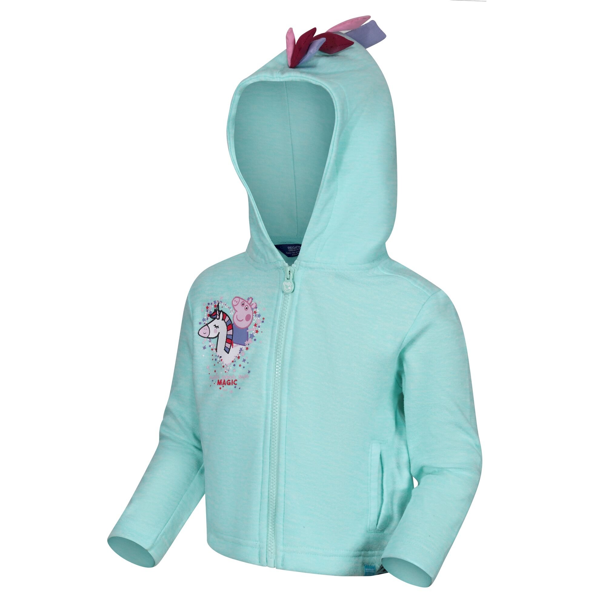 Peppa Pig Full Zip Fleece | Aruba Blue Marl