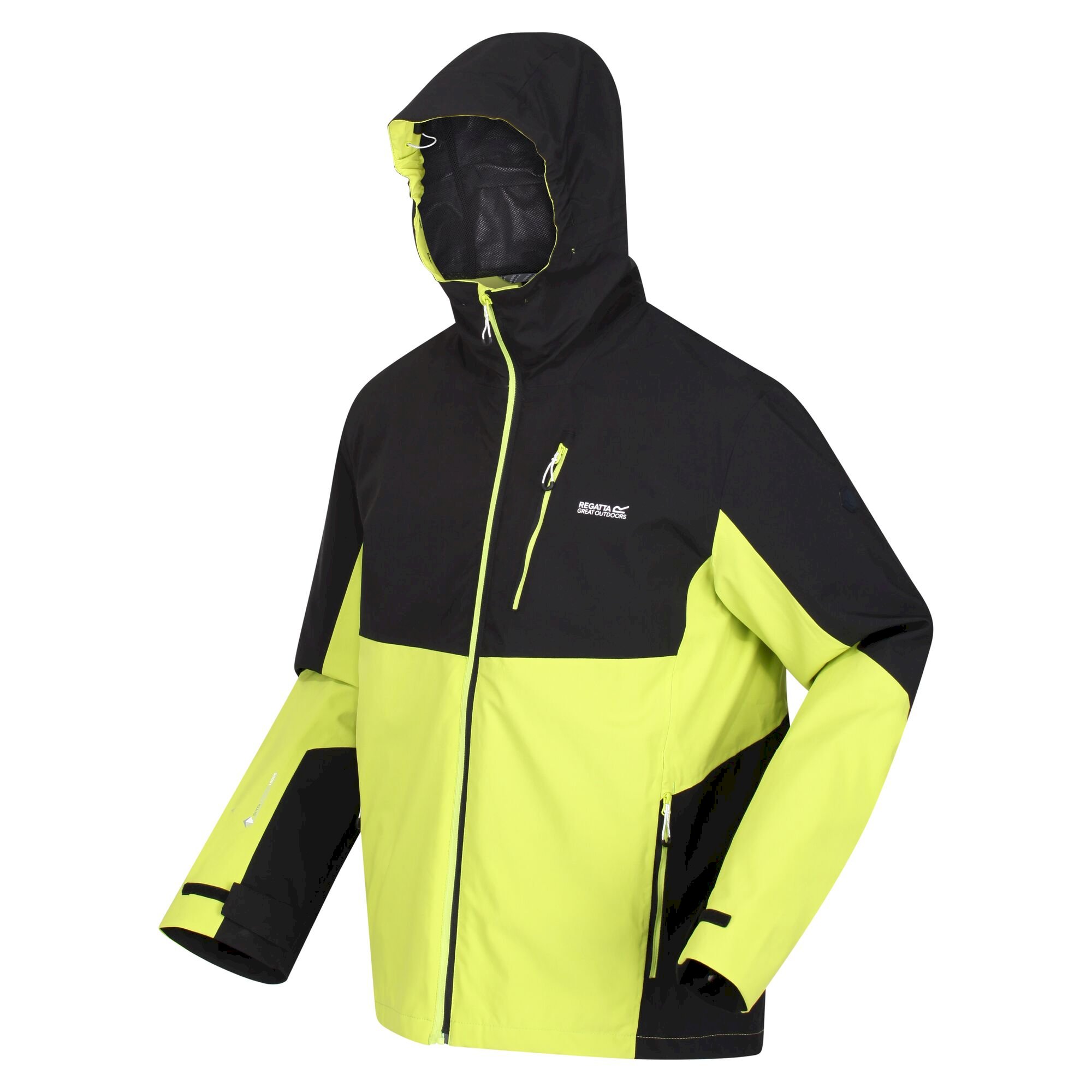Men's Wentwood VII Waterproof Jacket | Black Bright Kiwi