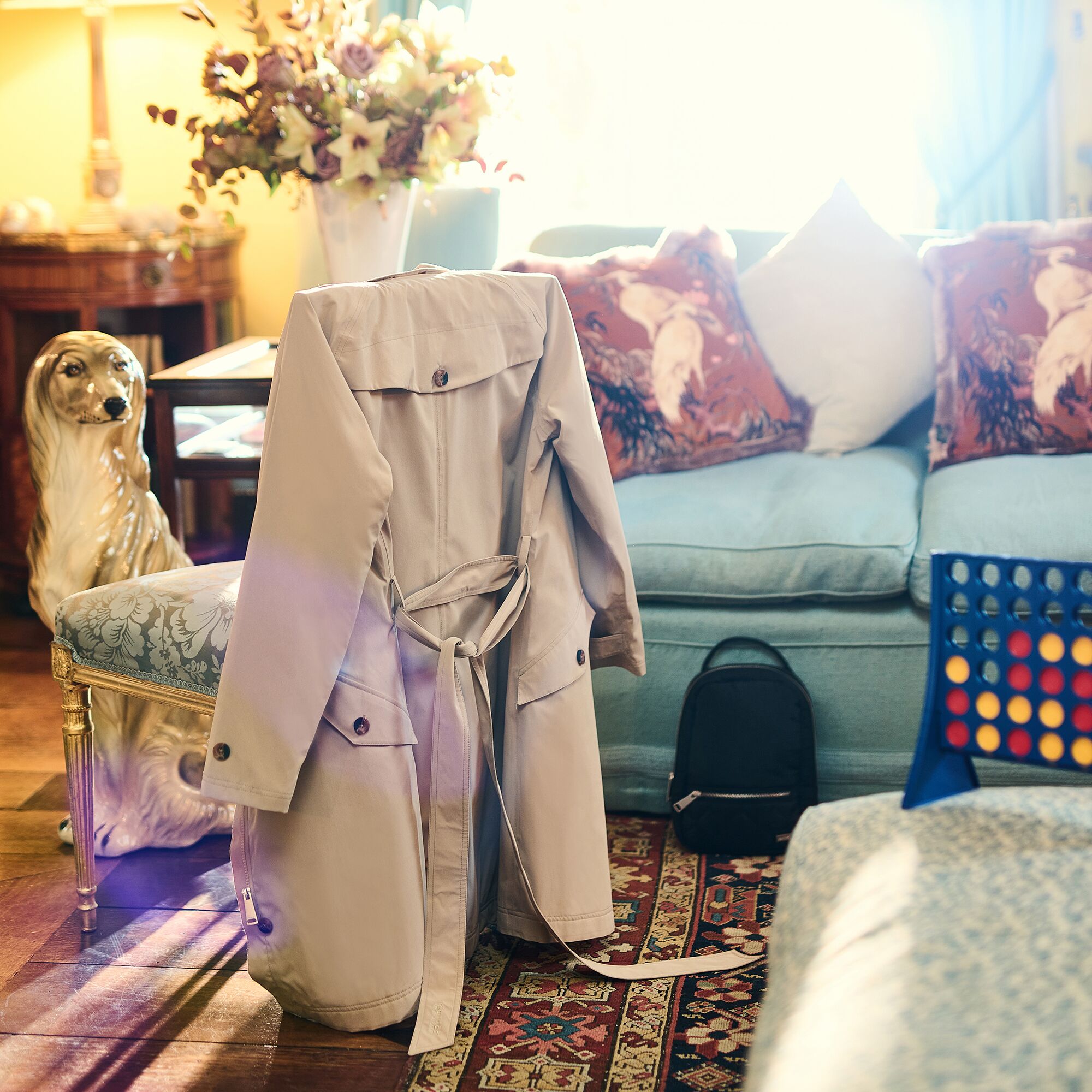 Giovanna Fletcher Collection - Madalyn Waterproof Trench Coat | Moccasin