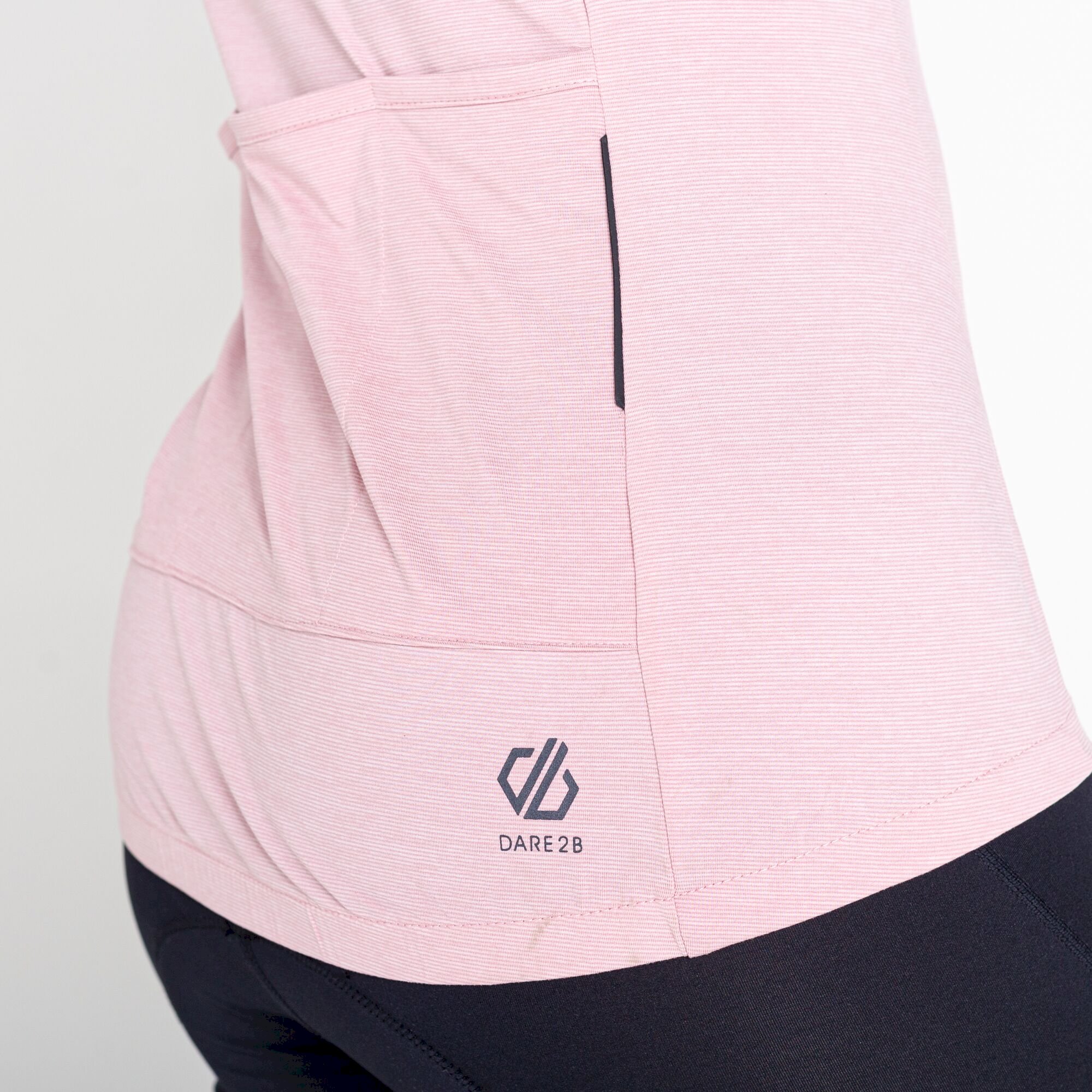 Dare 2b - Women's Pedal Through It Lightweight Jersey | Powder Pink Marl