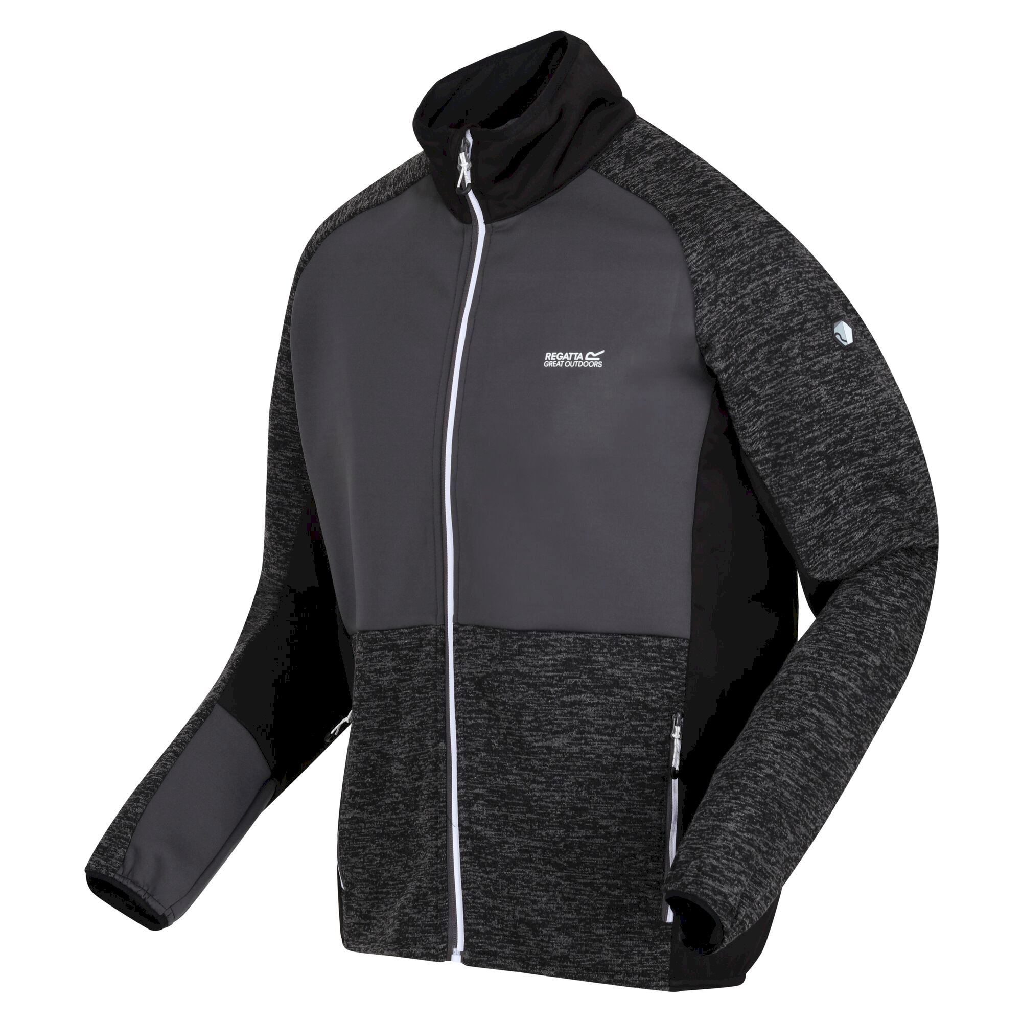 Men's Coladane IV Full Zip Fleece | Black Dark Grey