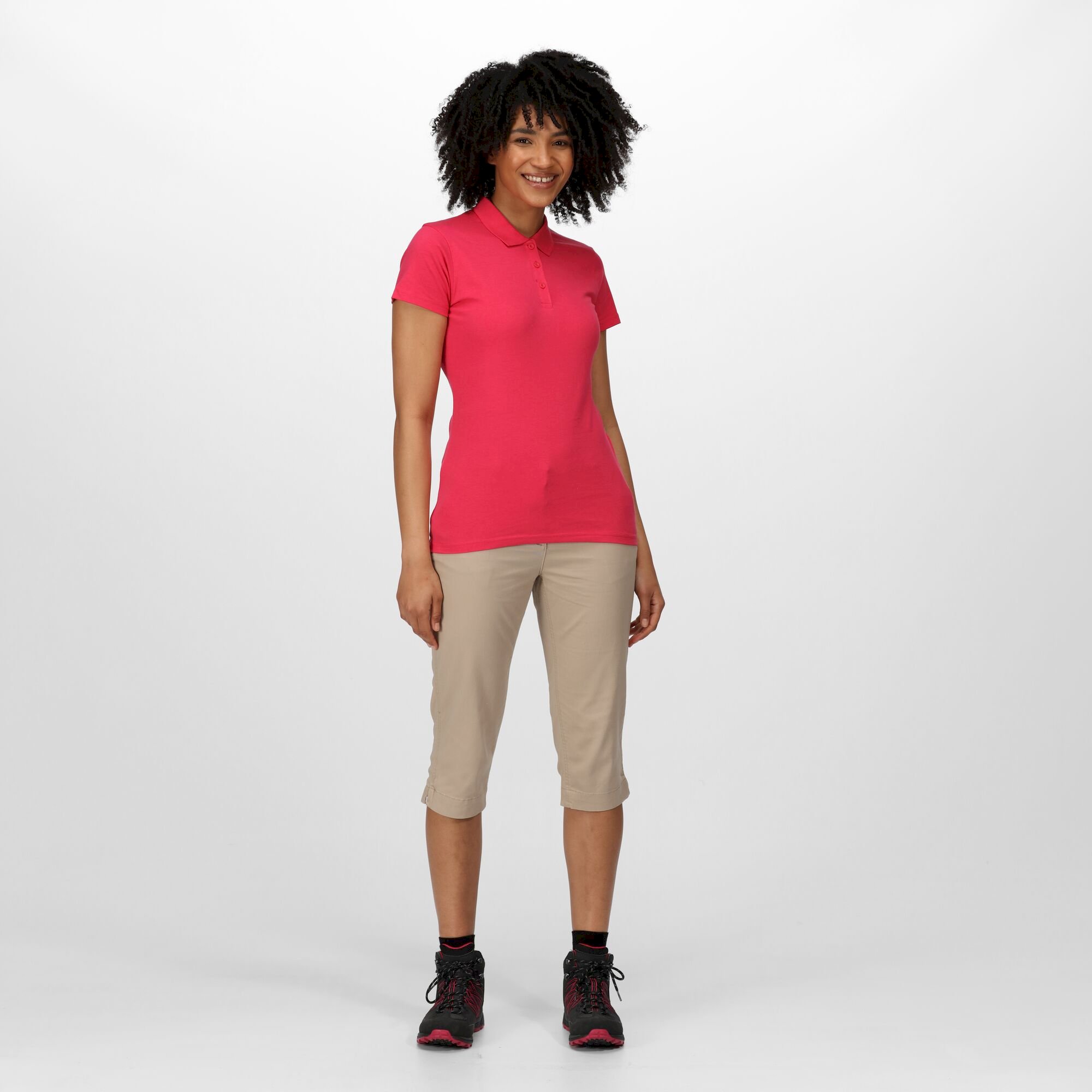Women's Sinton Coolweave Polo Shirt | Rethink Pink