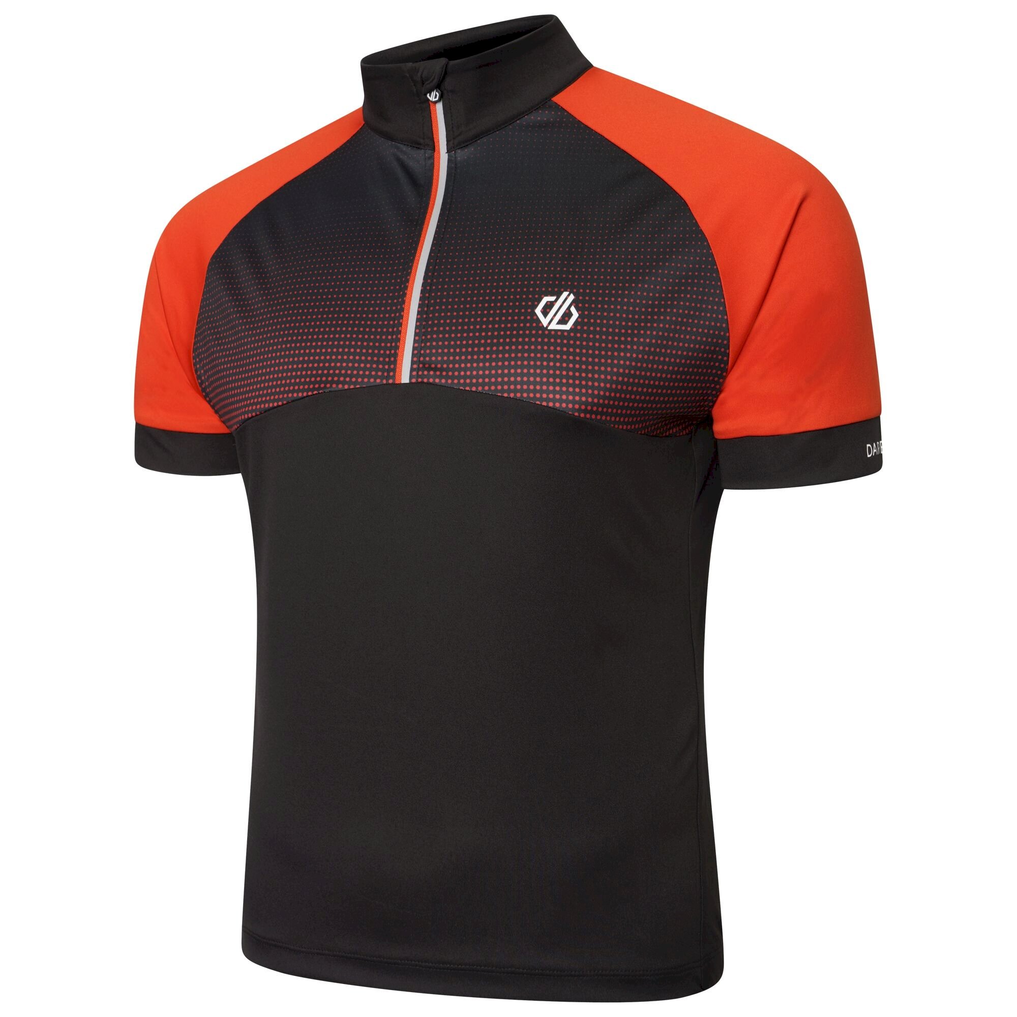 Dare 2b - Men's Stay The Course Half Zip Cycling Jersey | Trail Blaze Black