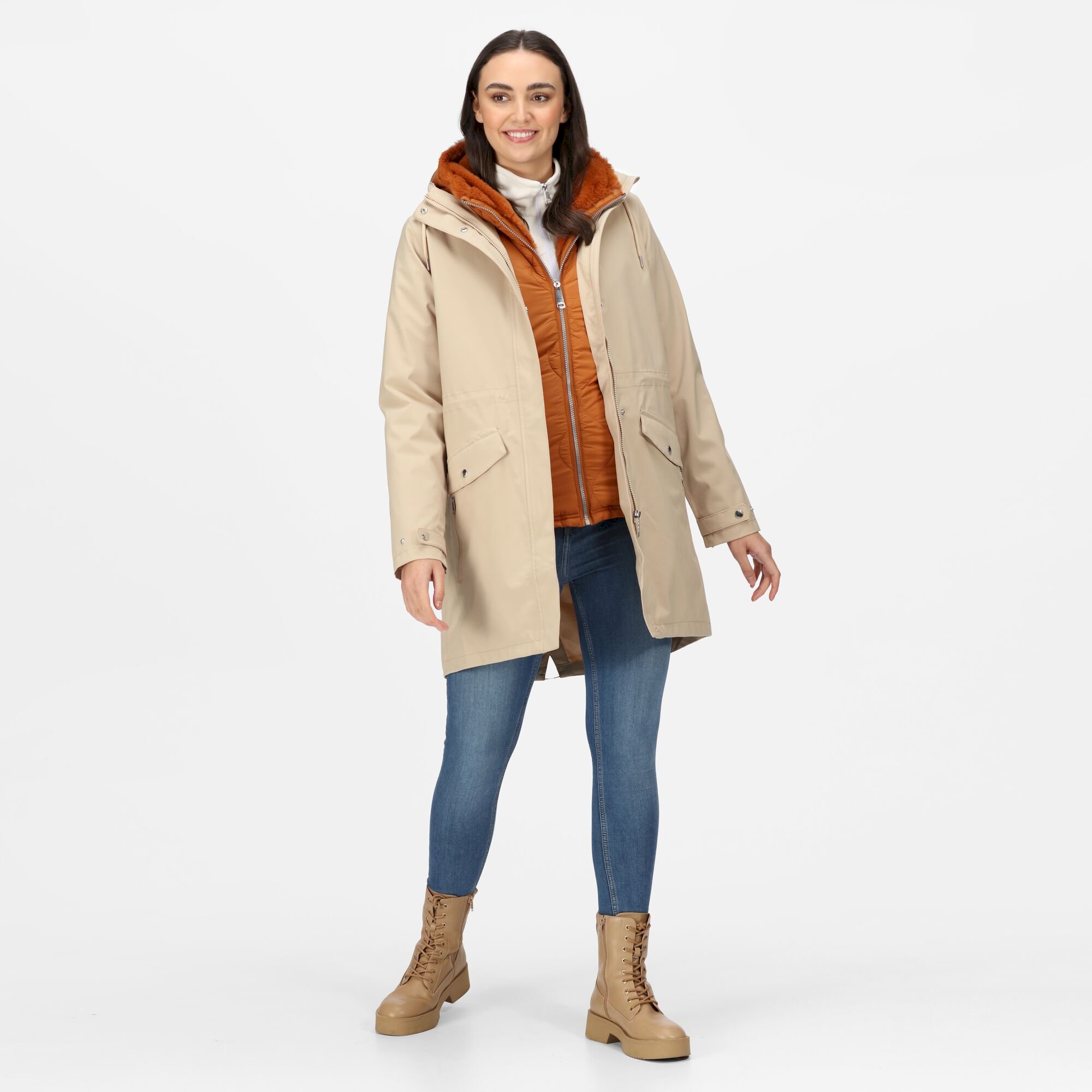 Giovanna Fletcher Collection - Brentley 3-In-1 Jacket | Moccasin