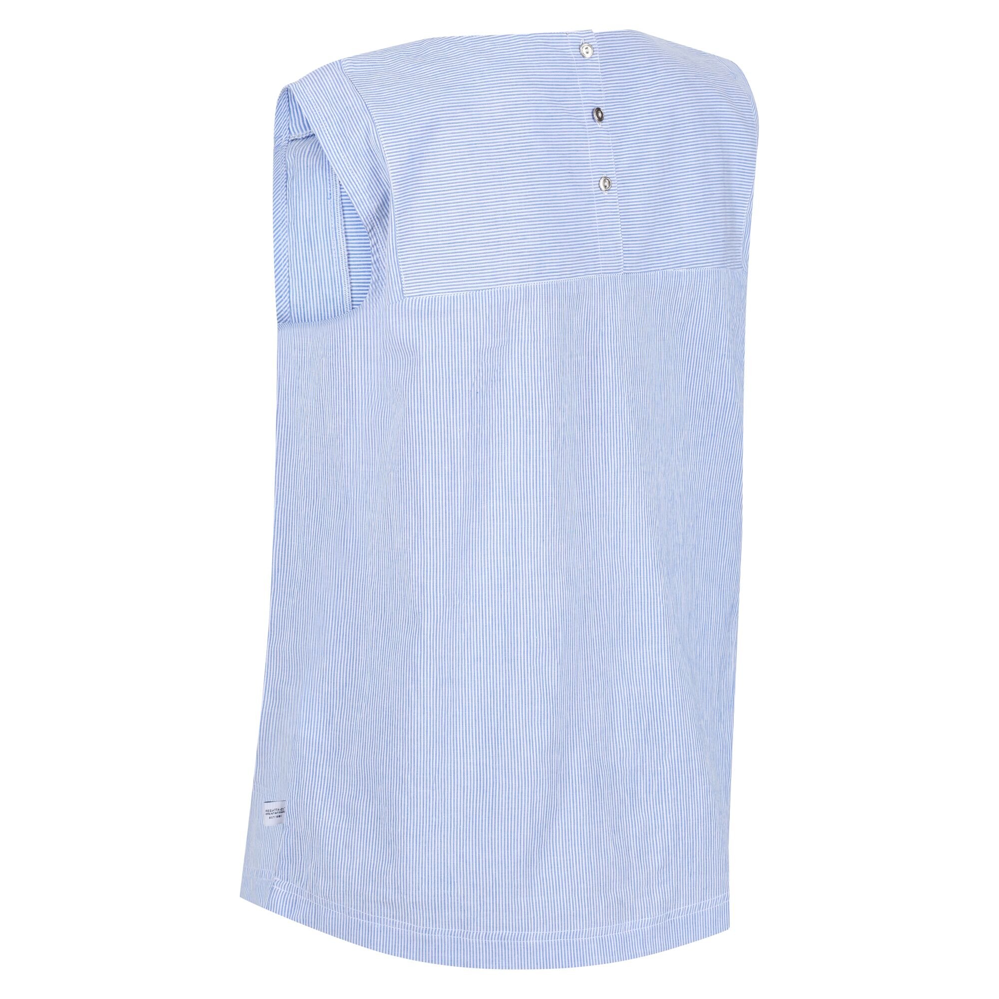Women's Bridgidine Swing Top | Sonic Blue Stripe