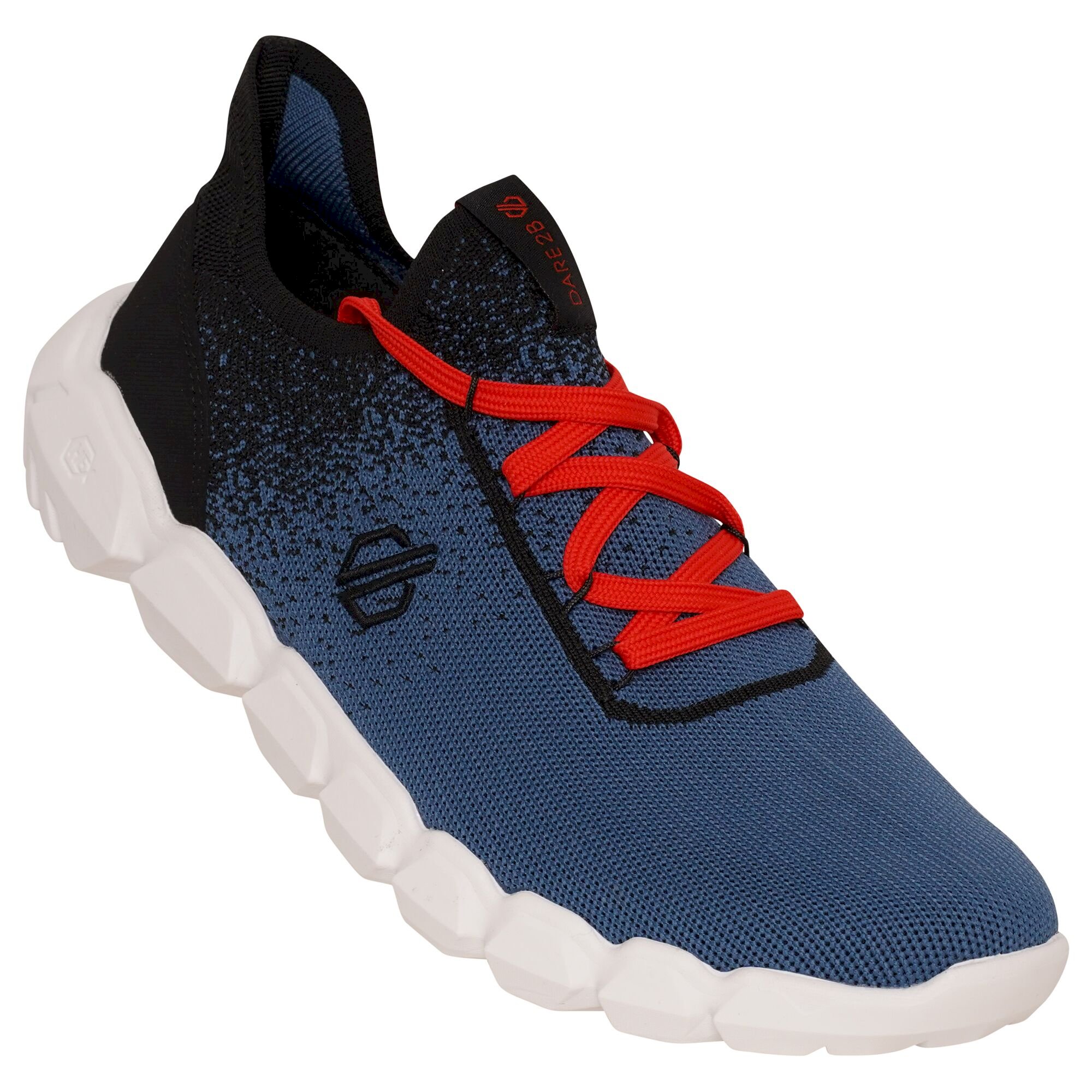 Dare 2b - Men's Hex-At Recycled Trainers | Stellar Blue Burnt Salmon