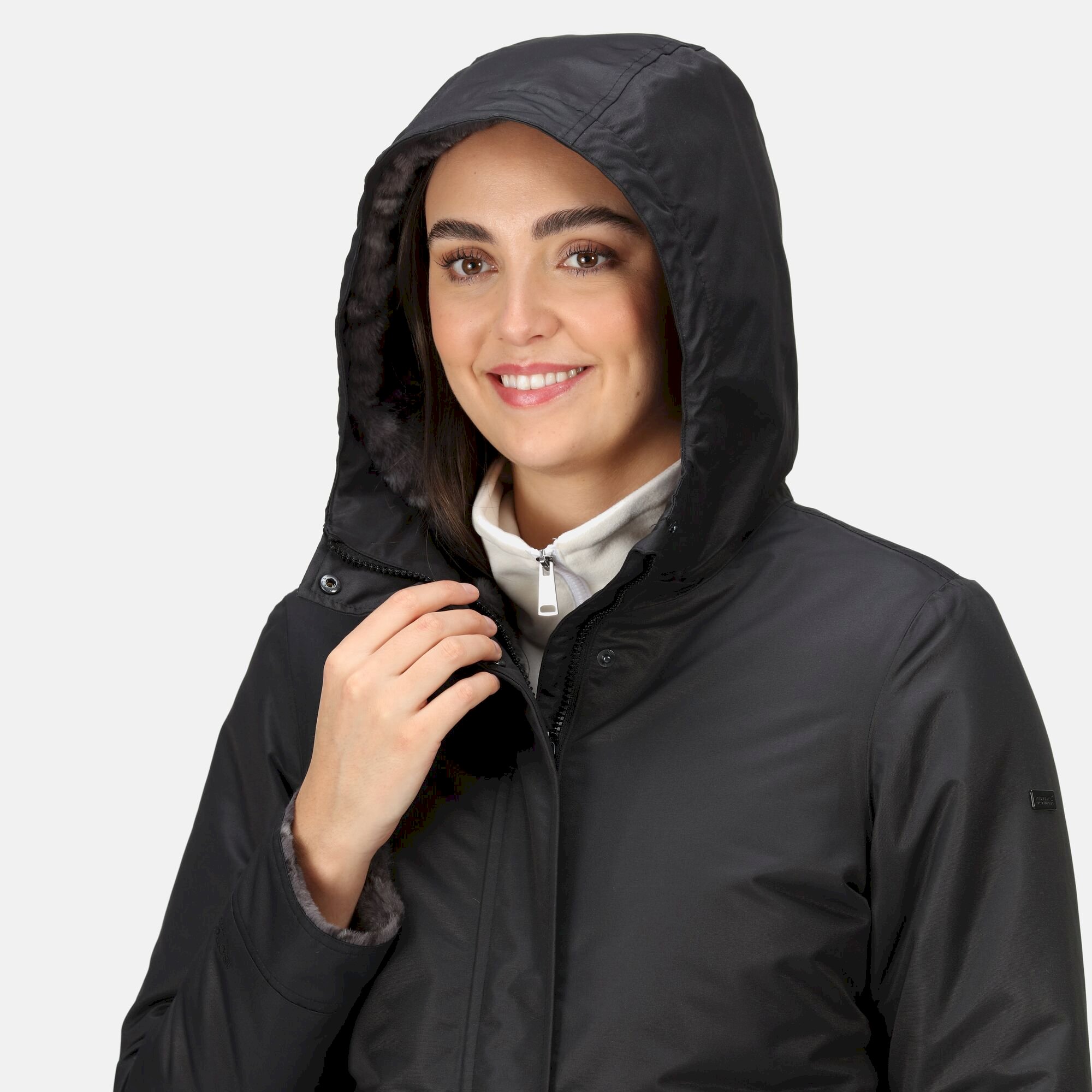 Women's Romine Waterproof Parka Jacket | Black