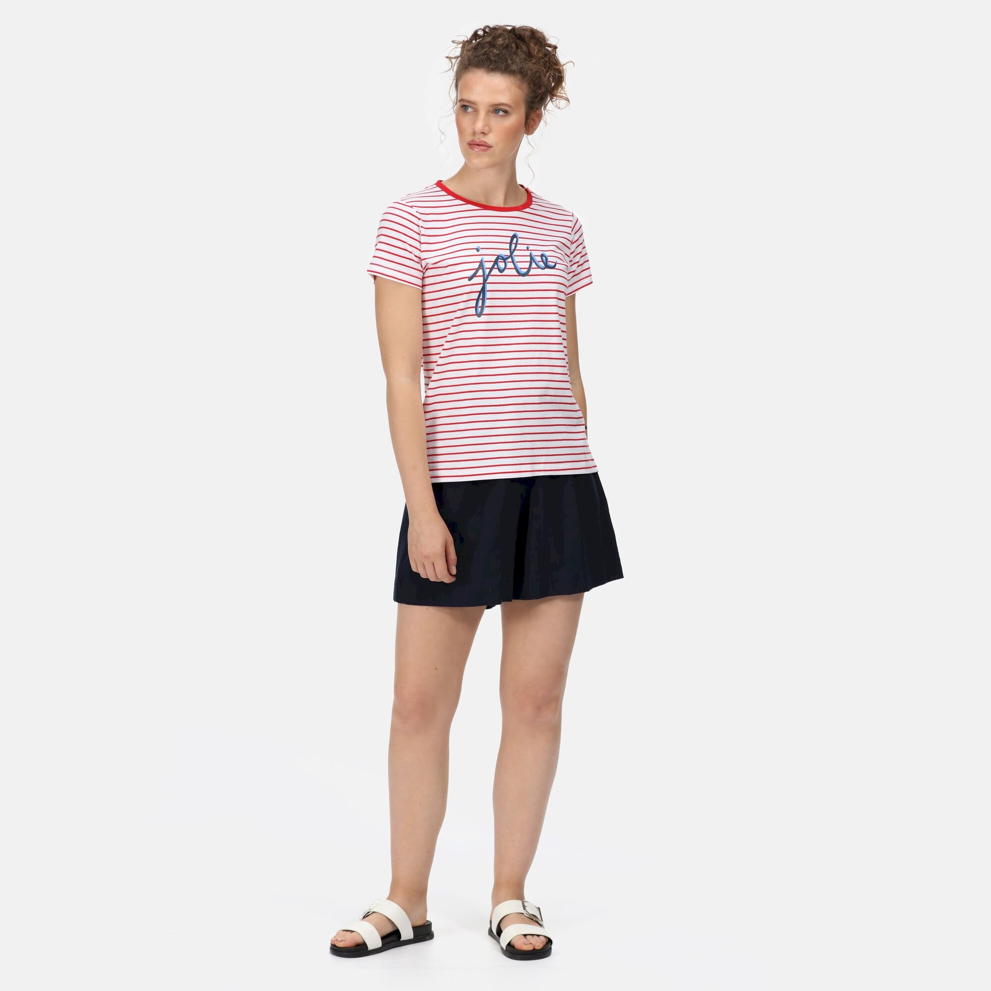 Women's Odalis Stripe T-Shirt | True Red Stripe