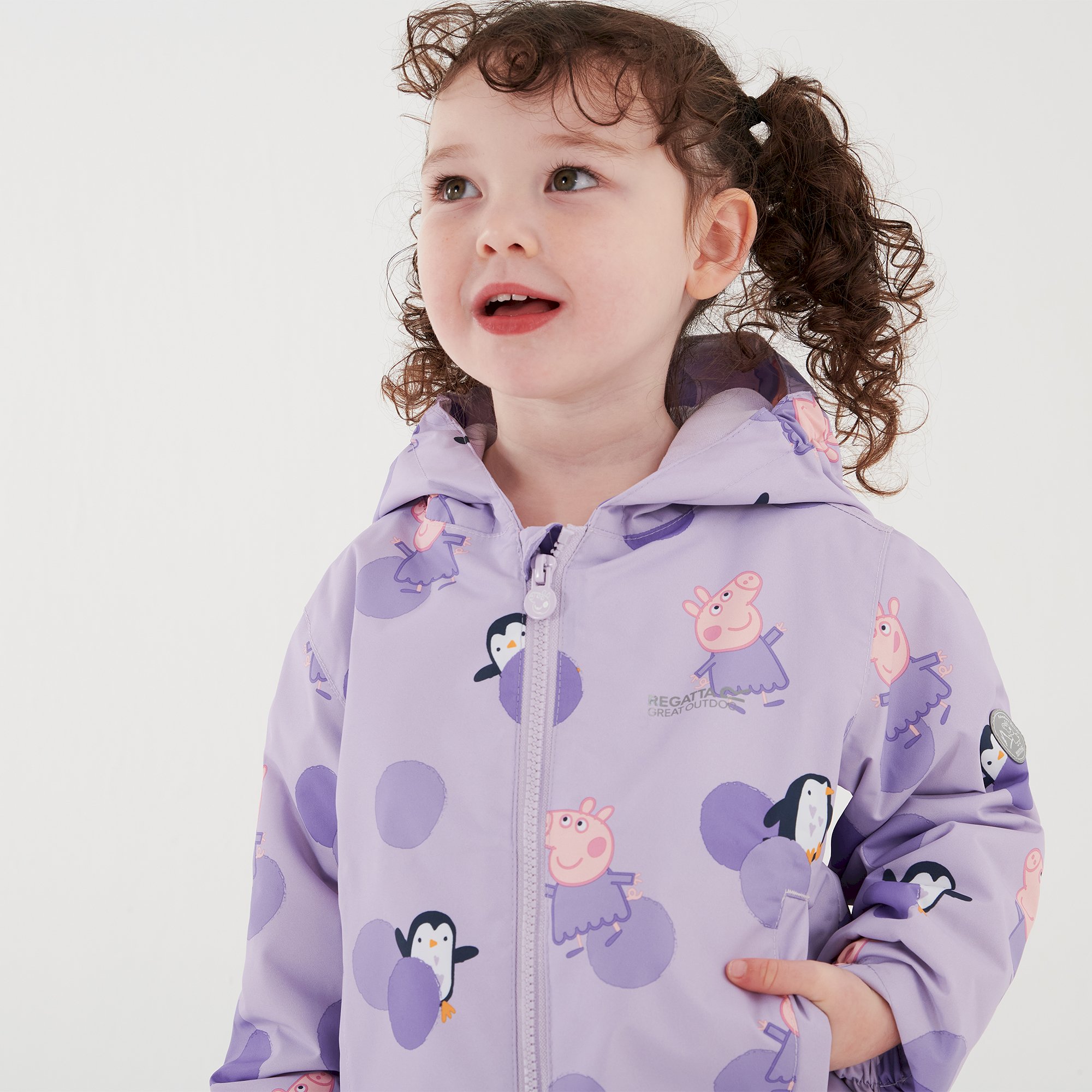 Peppa Pig Padded Muddy Puddle Jacket | Pastel Lilac