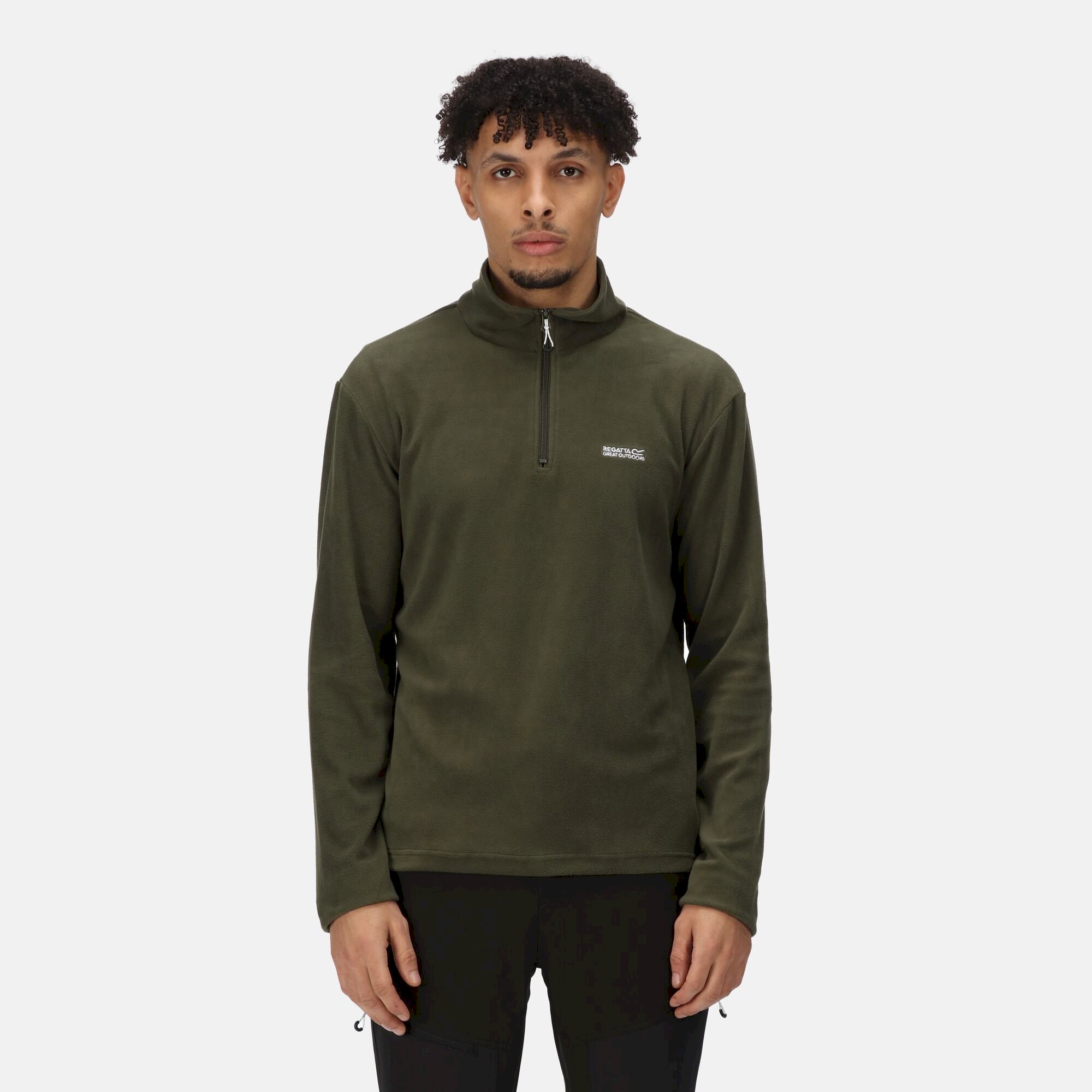 Men's Thompson Lightweight Half Zip Fleece | Dark Khaki