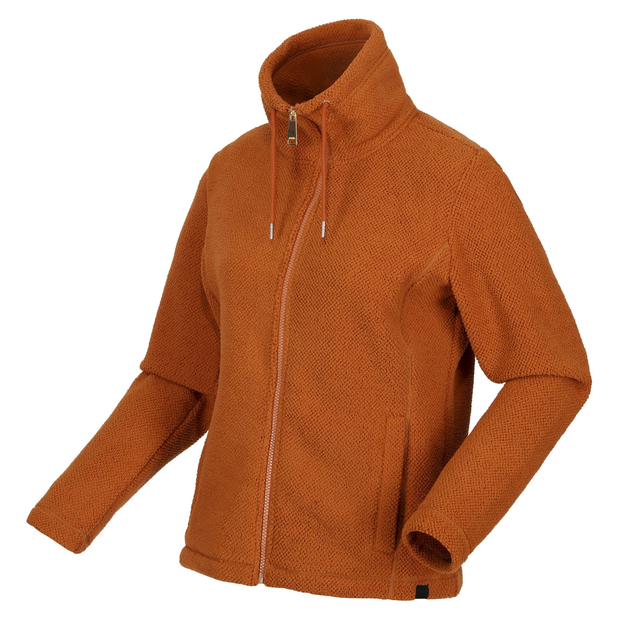 Women's Kizmitt Full Zip Jumper | Copper Almond Fluffy
