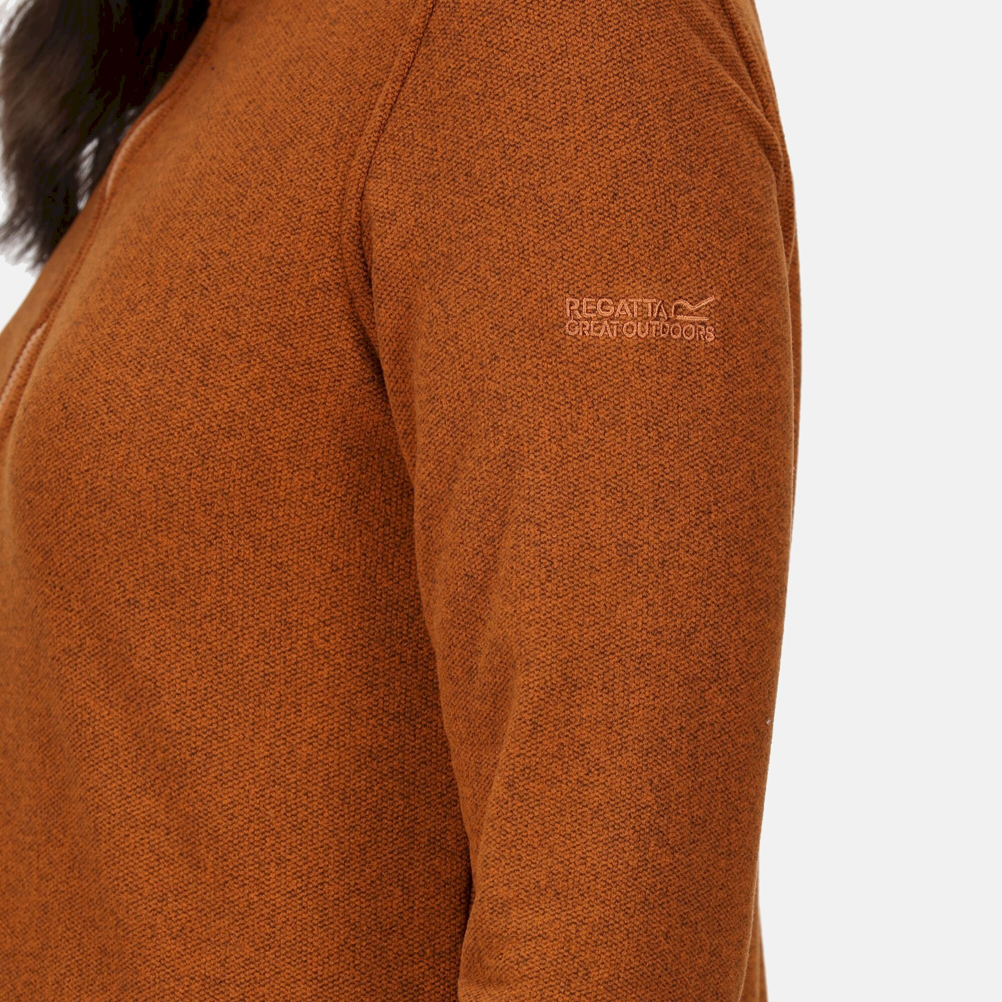 Women's Kizmit Half Zip Fleece | Copper Almond Two Tone