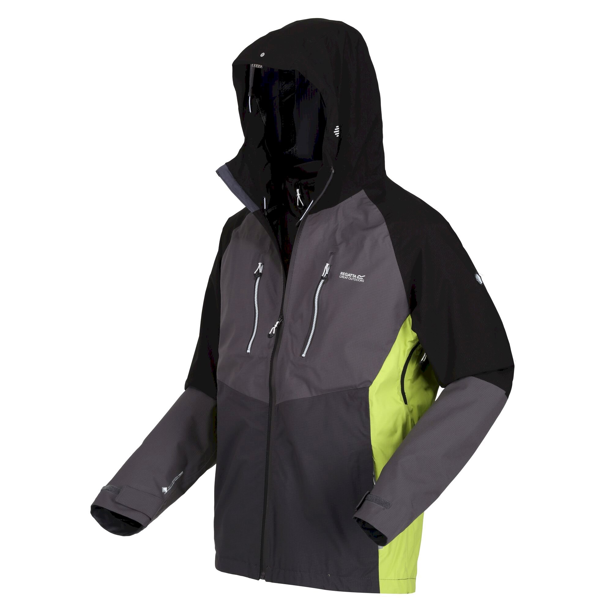 Men's Sacramento VIII Waterproof Jacket | Black Dark Grey