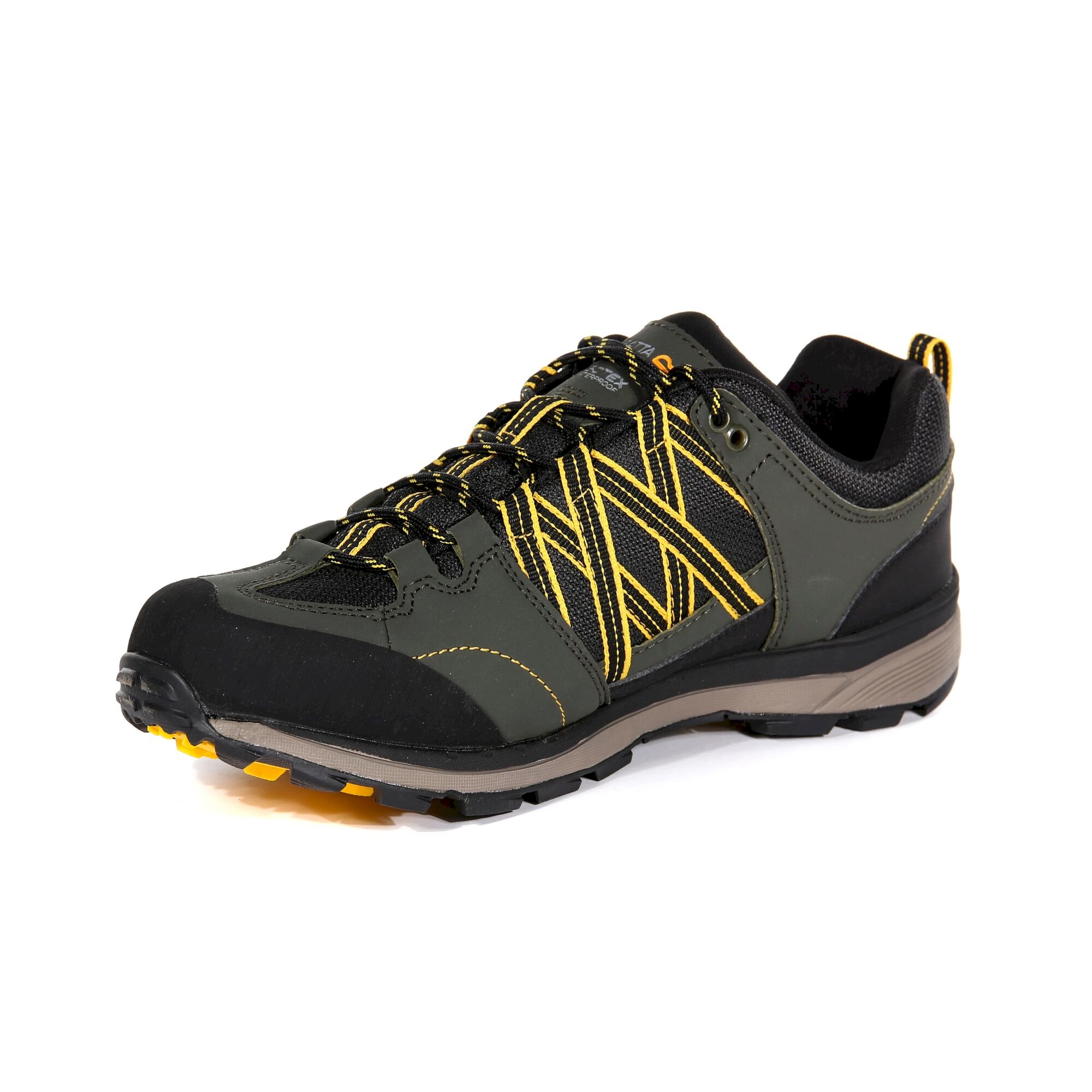 Men's Samaris II Waterproof Low Walking Shoes | Dark Khaki Gold