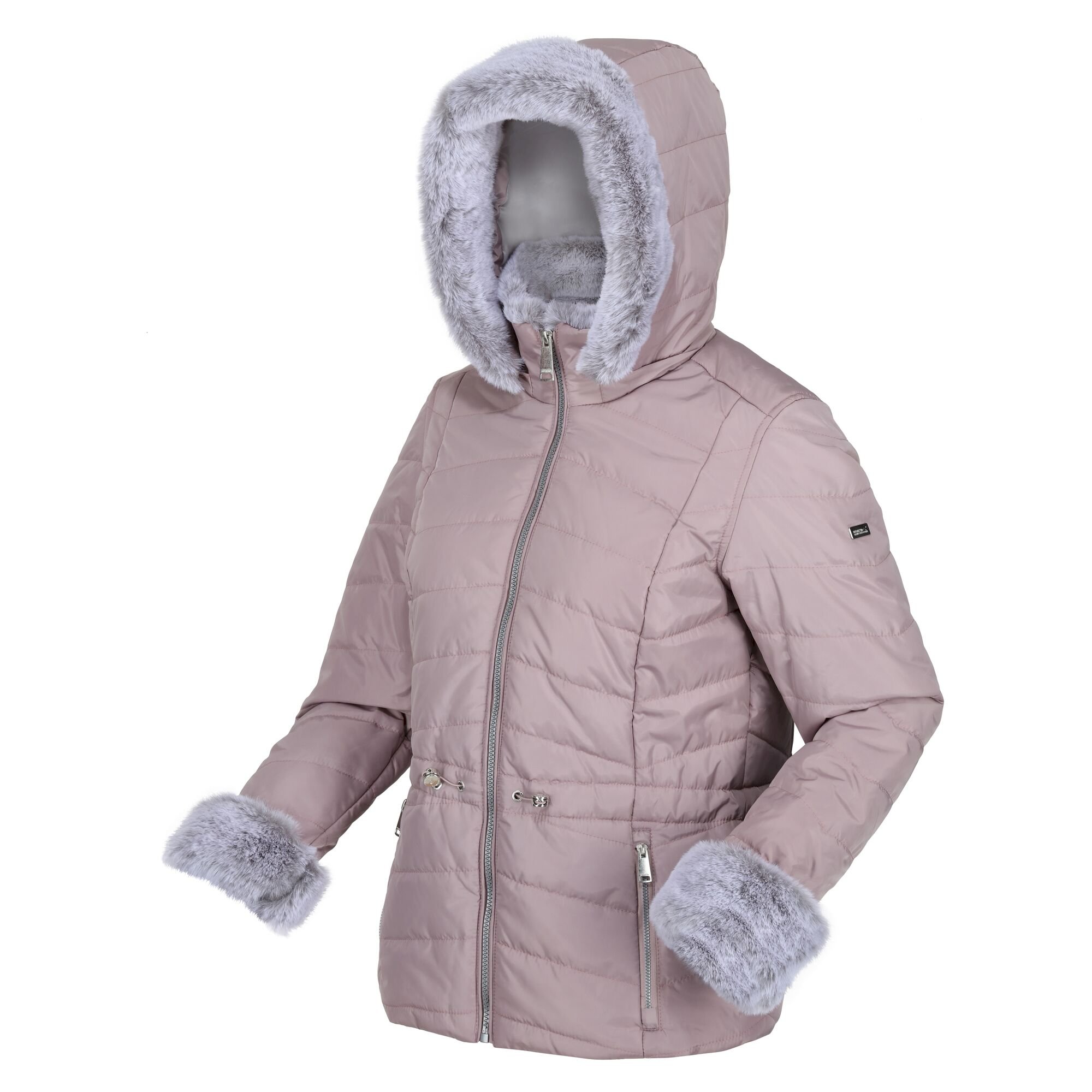 Women's Willabella Fur Detail Jacket | Lilac Chalk