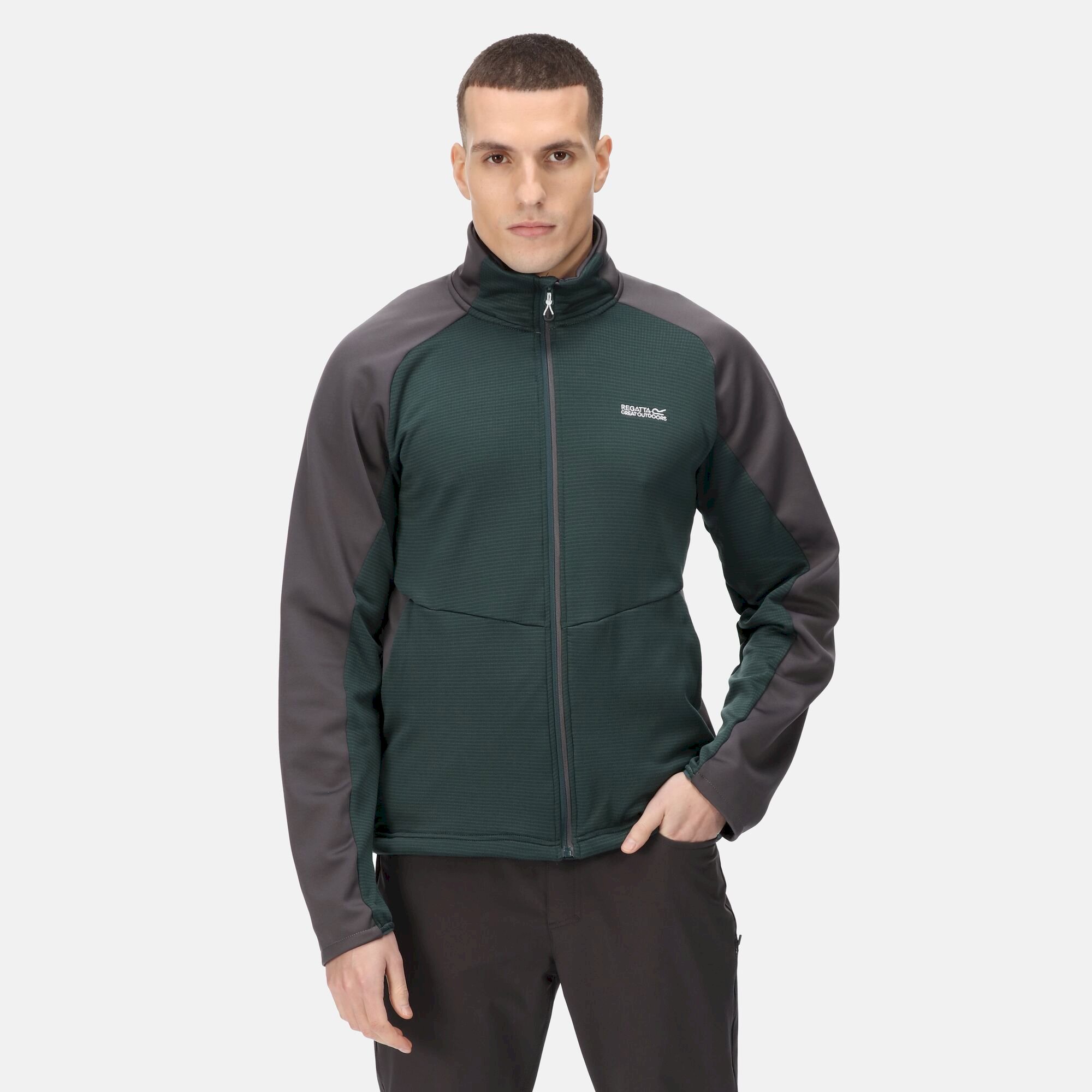 Men's Highton Winter Full Zip III Fleece | Green Gables Dark Grey
